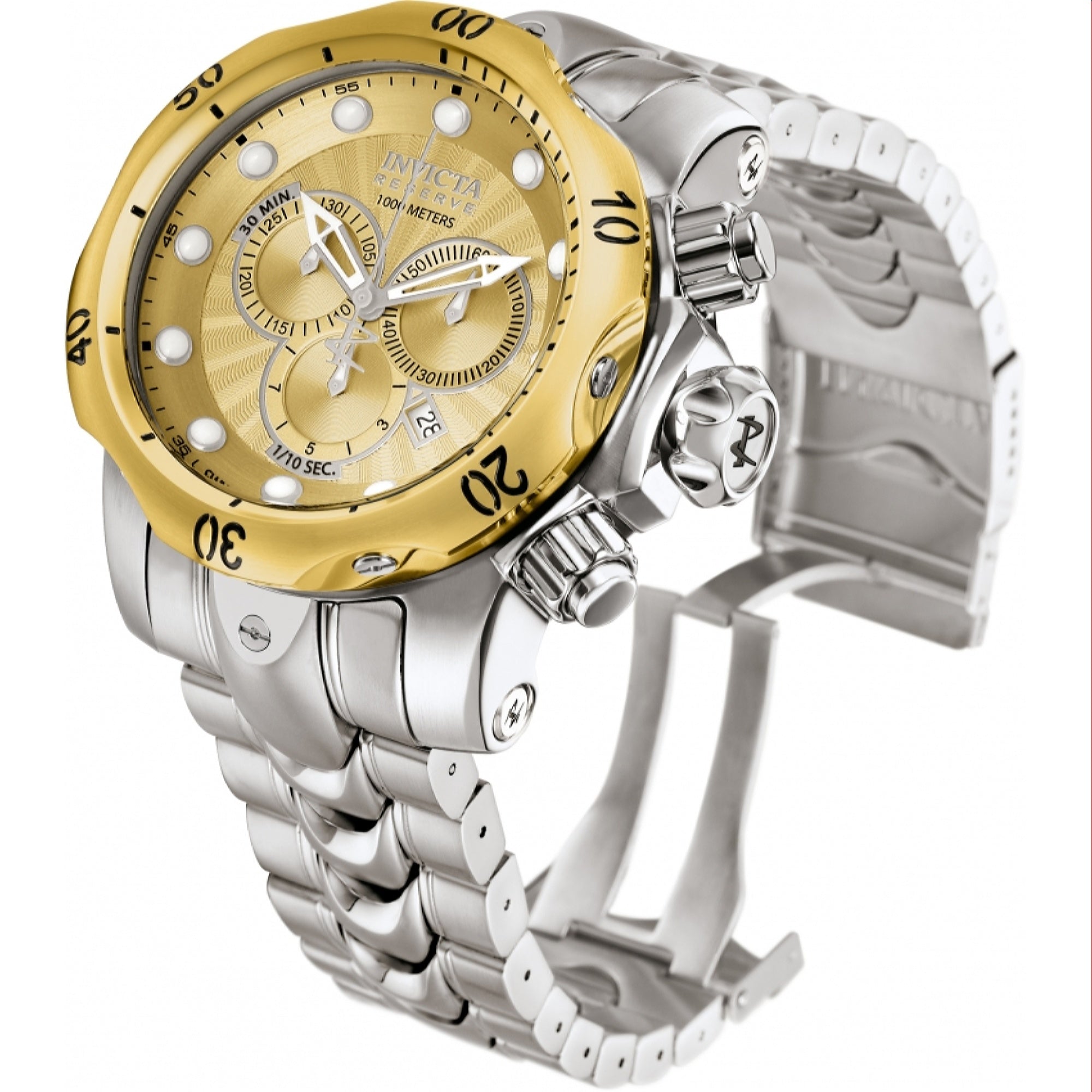 Invicta Quartz Venom Venom Gold Dial Men's Watch 10790