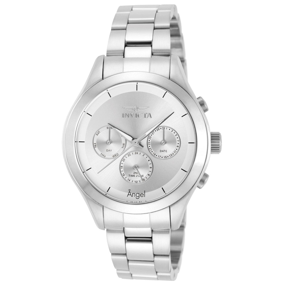 Invicta Quartz Angel Silver Dial Women's Watch 12465