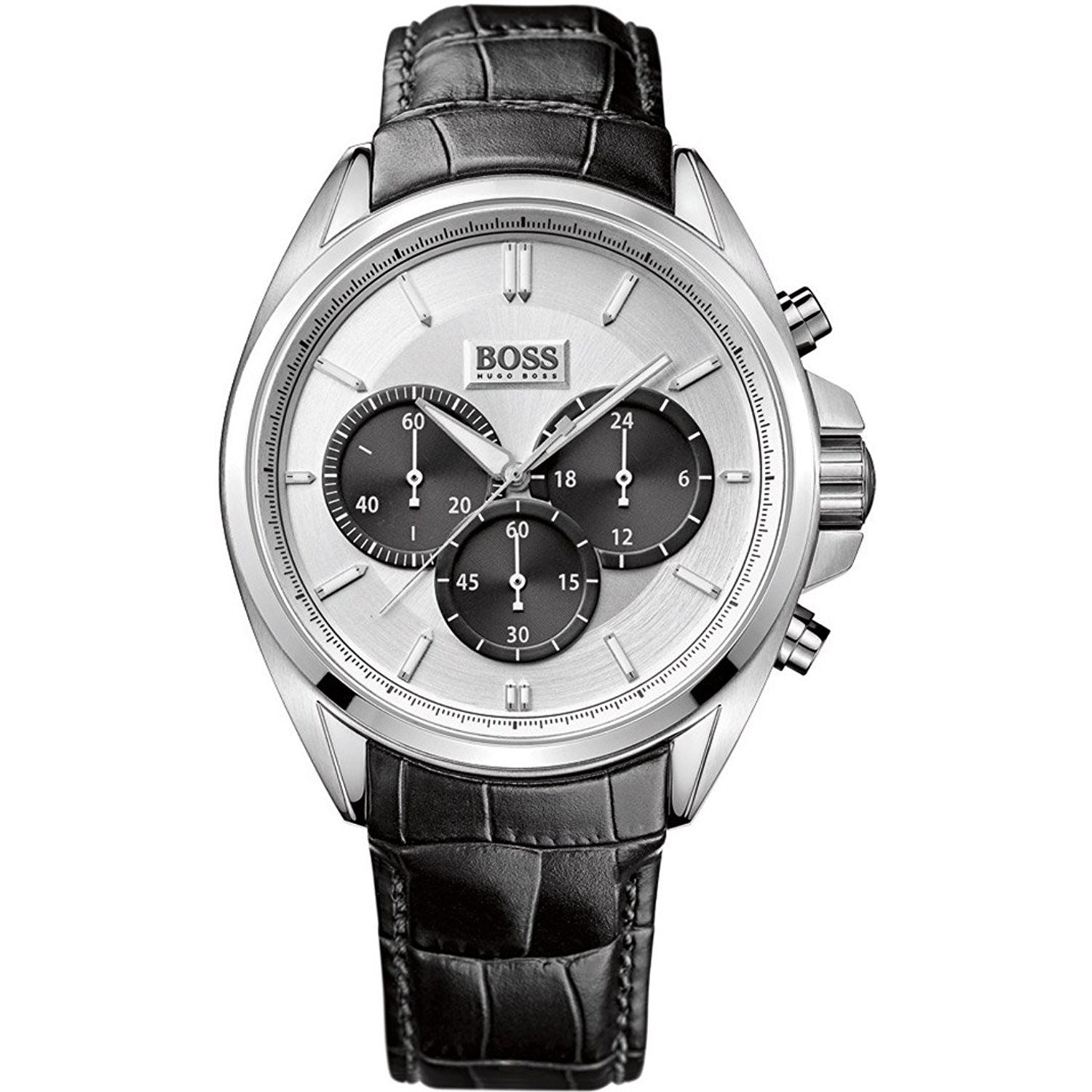 Hugo Boss Quartz Chronograph Silver Dial Men's Watch 1512880