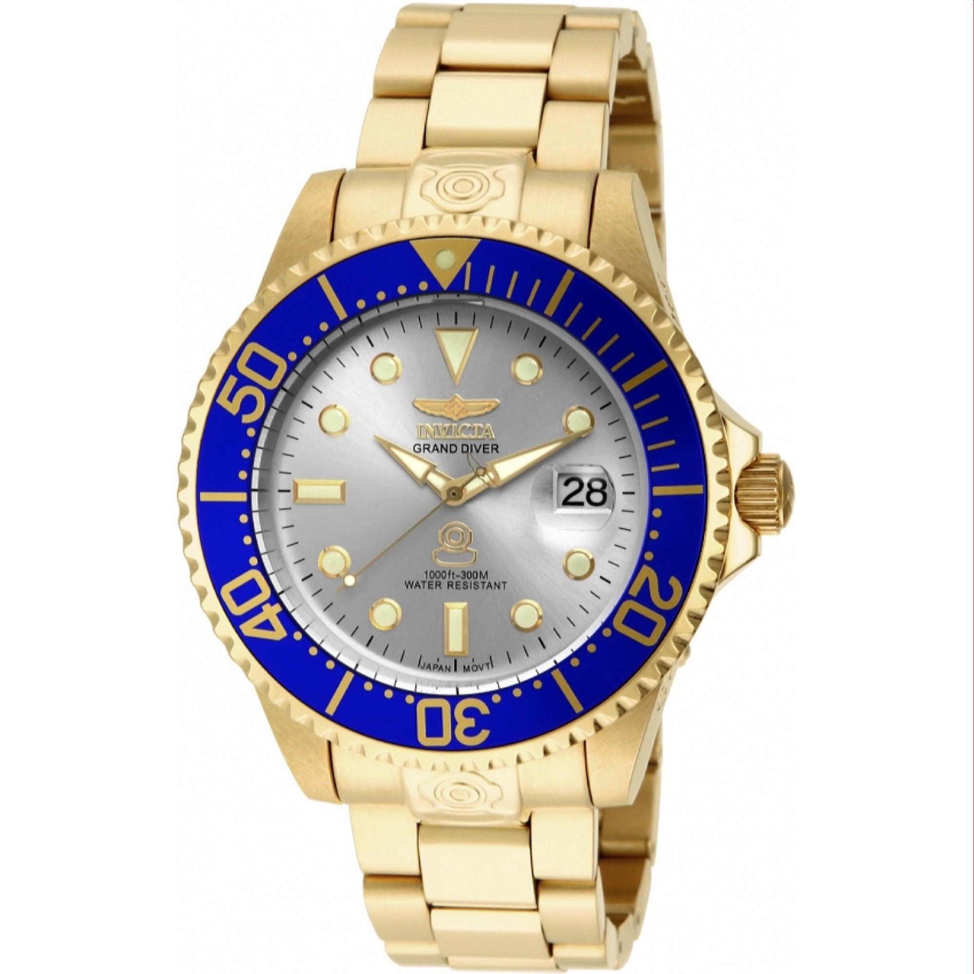 Invicta Quartz Pro Diver Silver Dial Men's Watch 15845