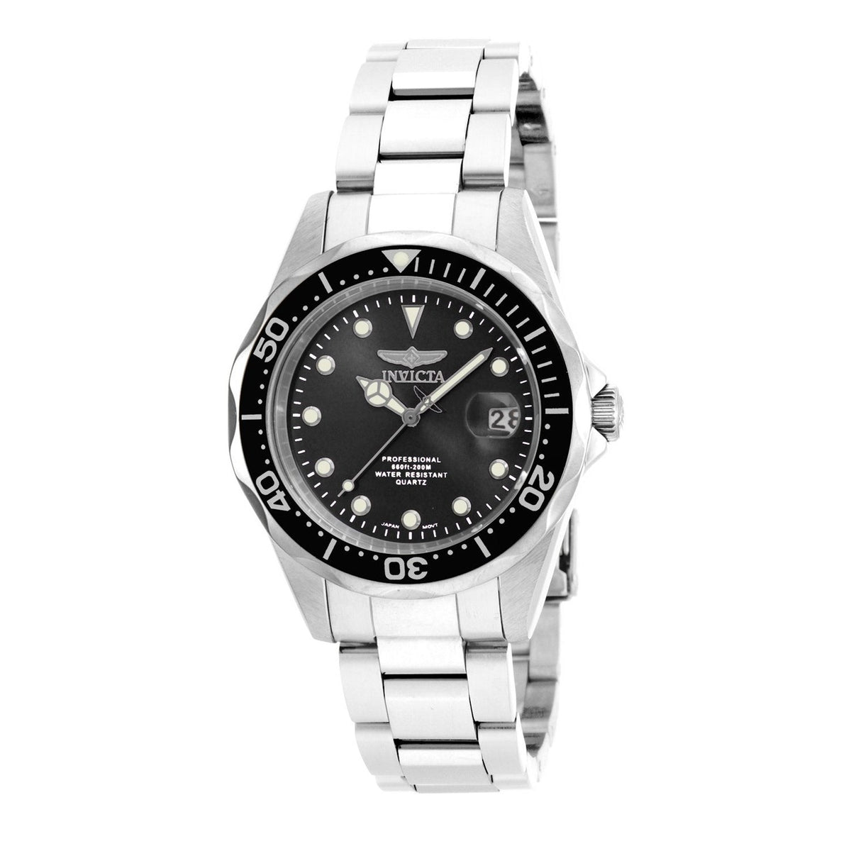 Invicta Quartz Pro Diver Black Dial Men's Watch 17046