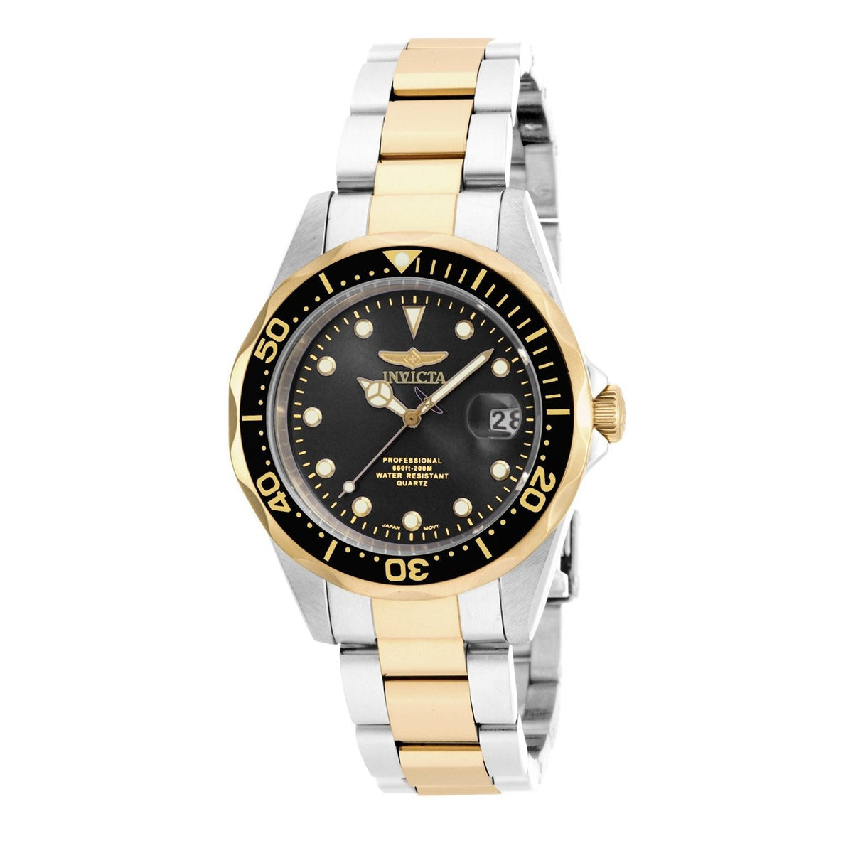 Invicta Quartz Pro Diver Black Dial Men's Watch 17049