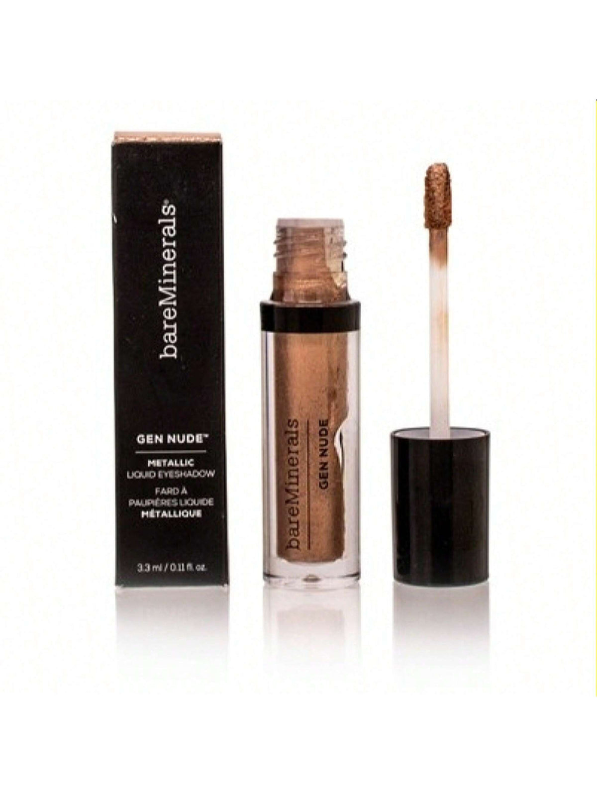 Gen Nude Metallic Liquid Eye Shadow (Pink Opal) by Bareminerals 0.11 Oz 098132555529
