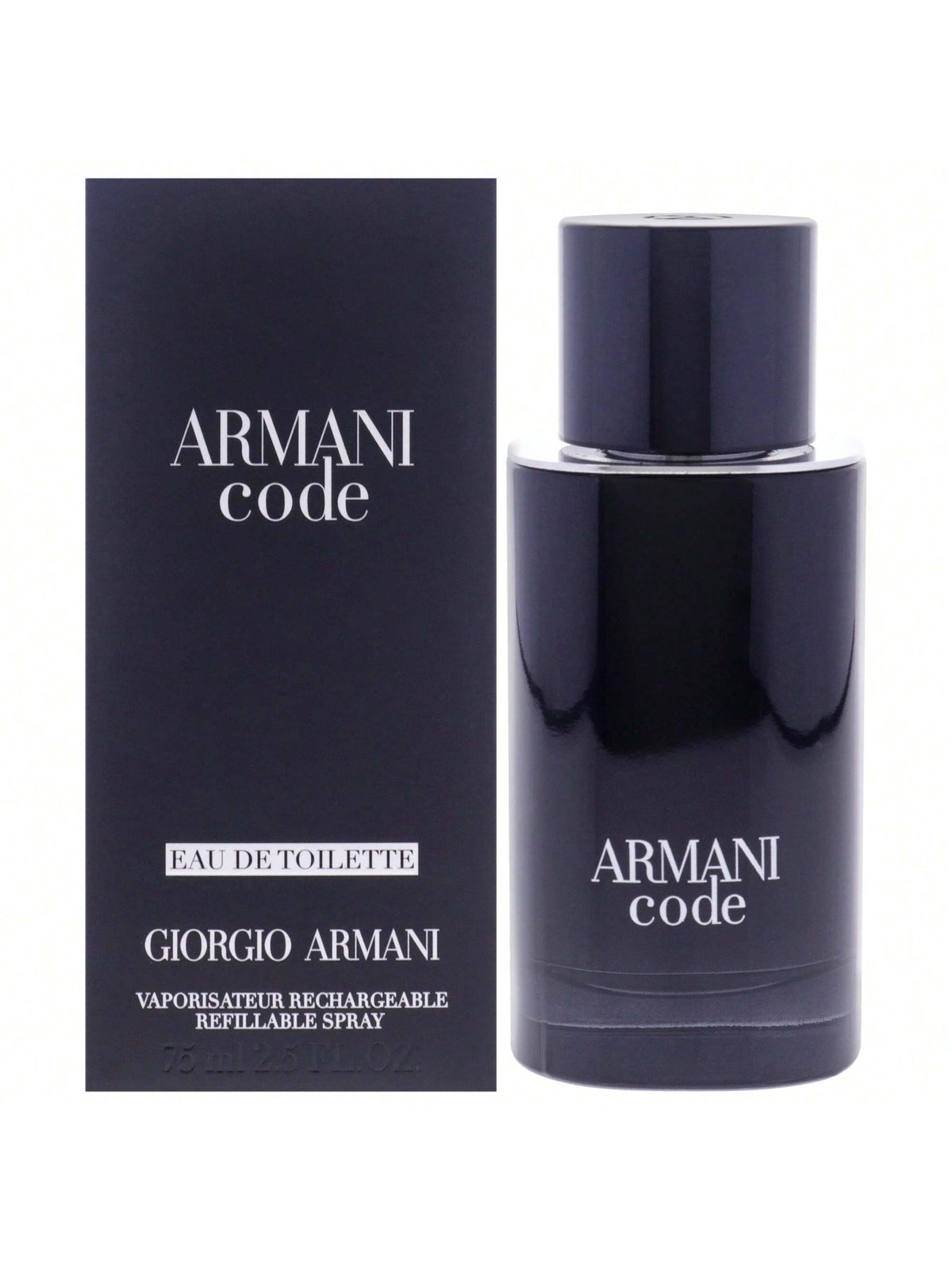 Armani Code For Men by Giorgio Armani EDT Refillable 2.5 Oz - Men 3614273636568