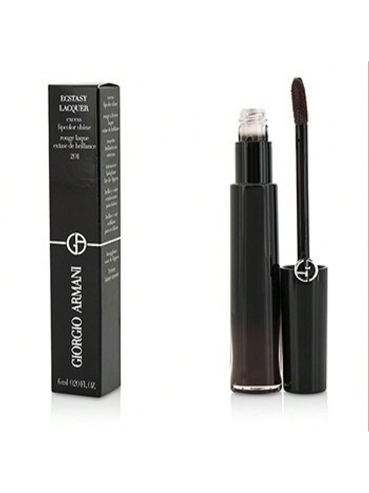 Ecstasy Lacquer Liquid Lipstick (201) Leather by Giorgio Armani 0.2 Oz 3614270619601