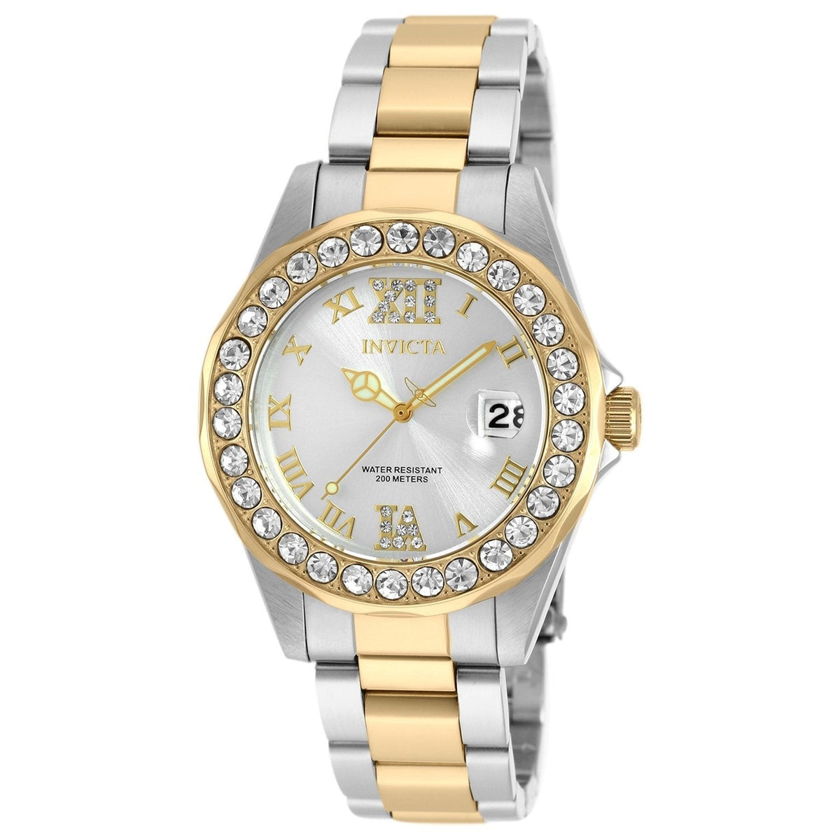 Invicta Quartz Pro Diver Silver Dial Women's Watch 20215