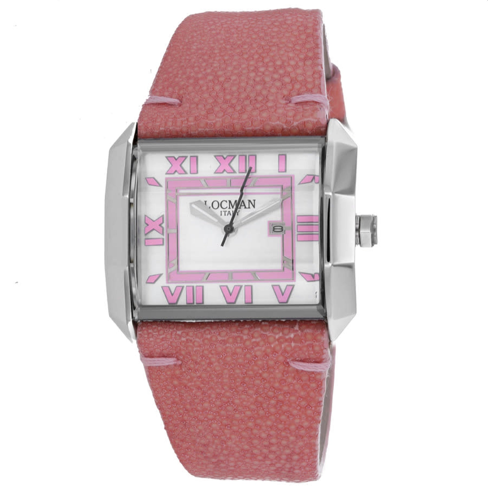 Locman Quartz Classic Mother of pearl Dial Women's Watch 232GRAY-RDSTG