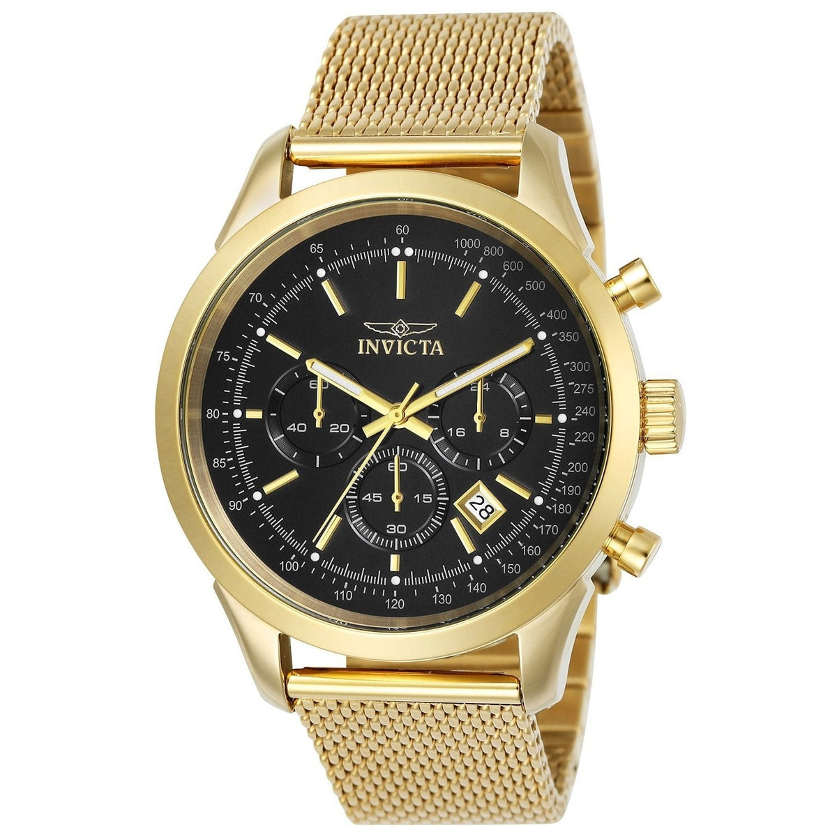 Invicta Quartz Speedway Black Dial Men's Watch 25223