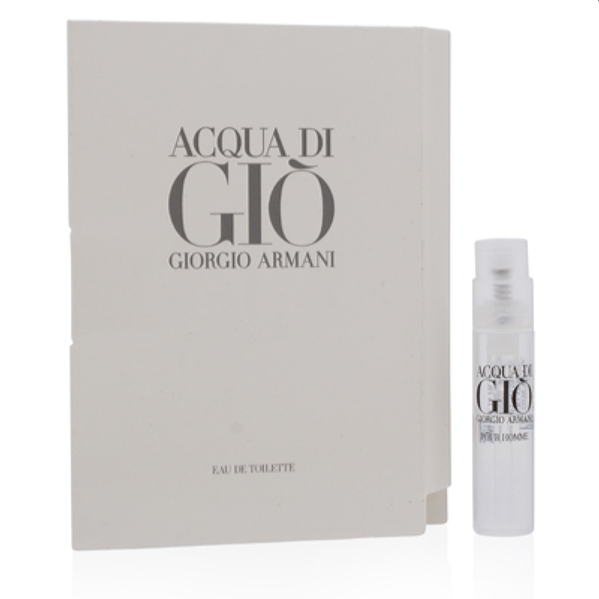 Giorgio Armani Men's Acqua Di Gio Men Giorgio Armani Edt Spray Vial 0.04 Oz (1.2 Ml) 3360372729471