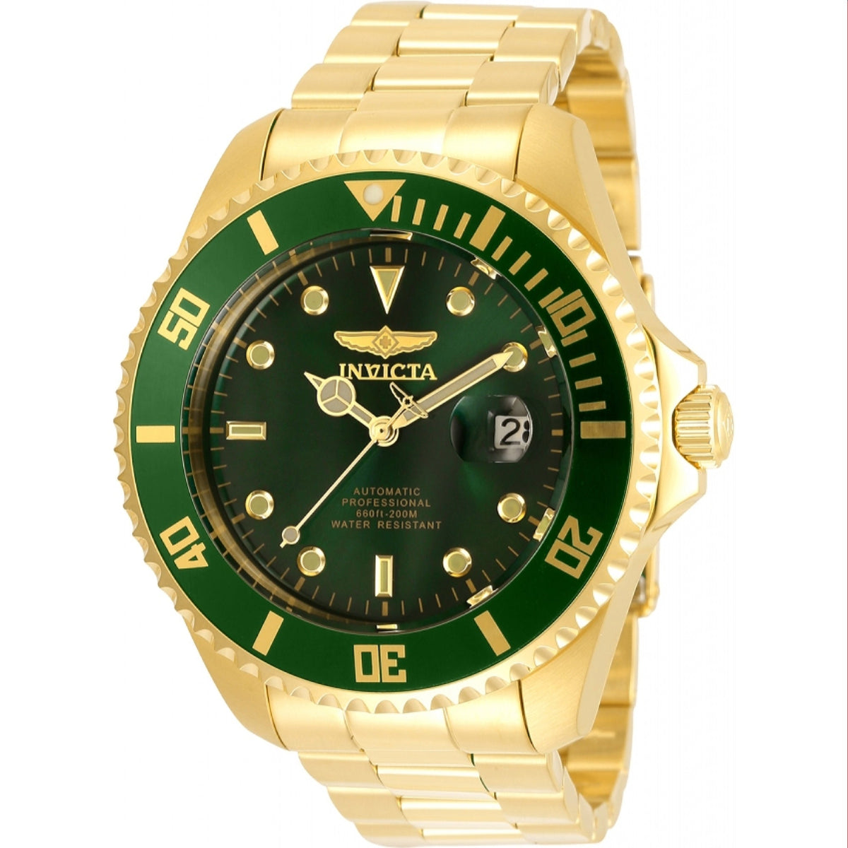 Invicta Automatic Pro Diver Green Dial Men's Watch 35724