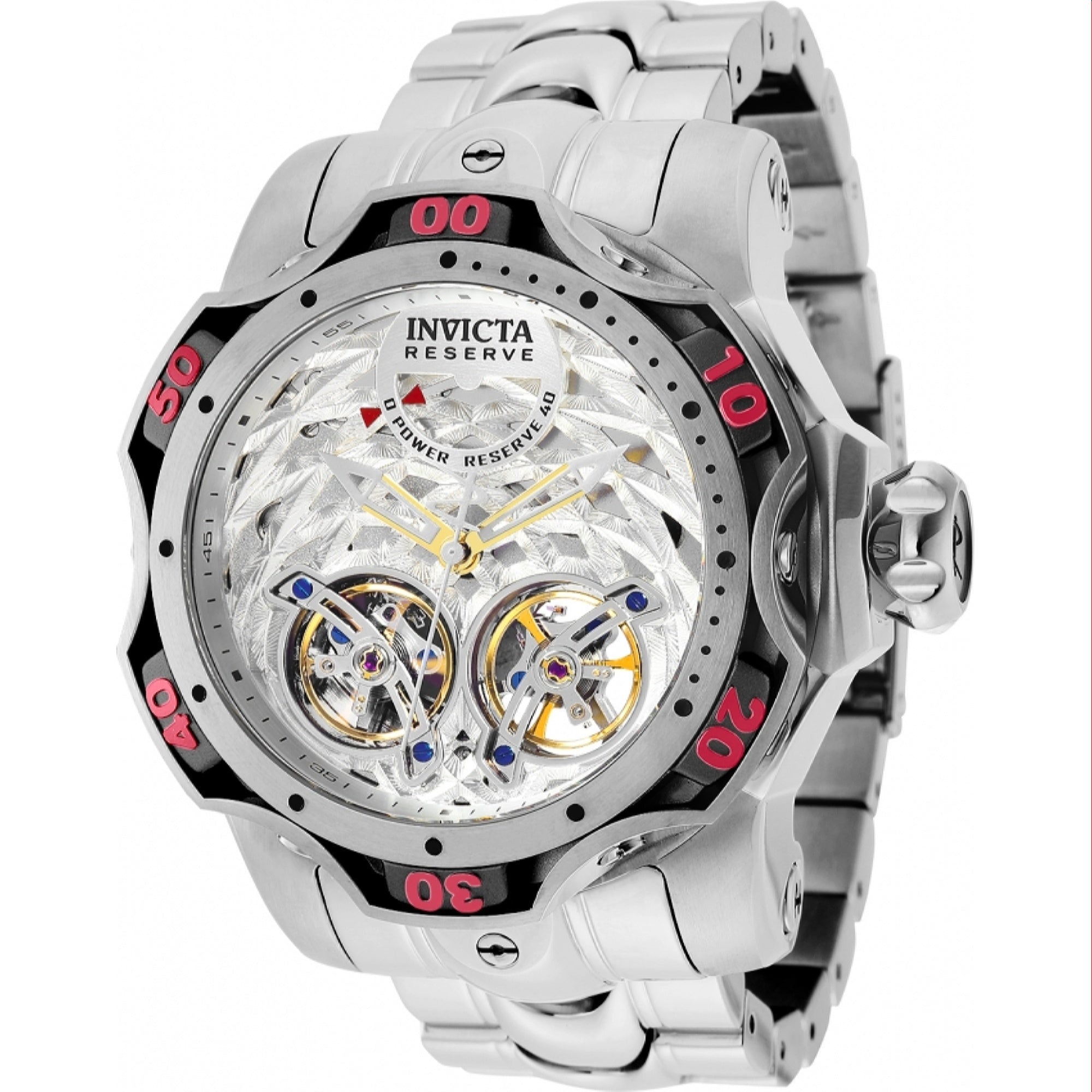 Invicta Automatic Reserve Venom Automatic Silver Dial Men's Watch 35984