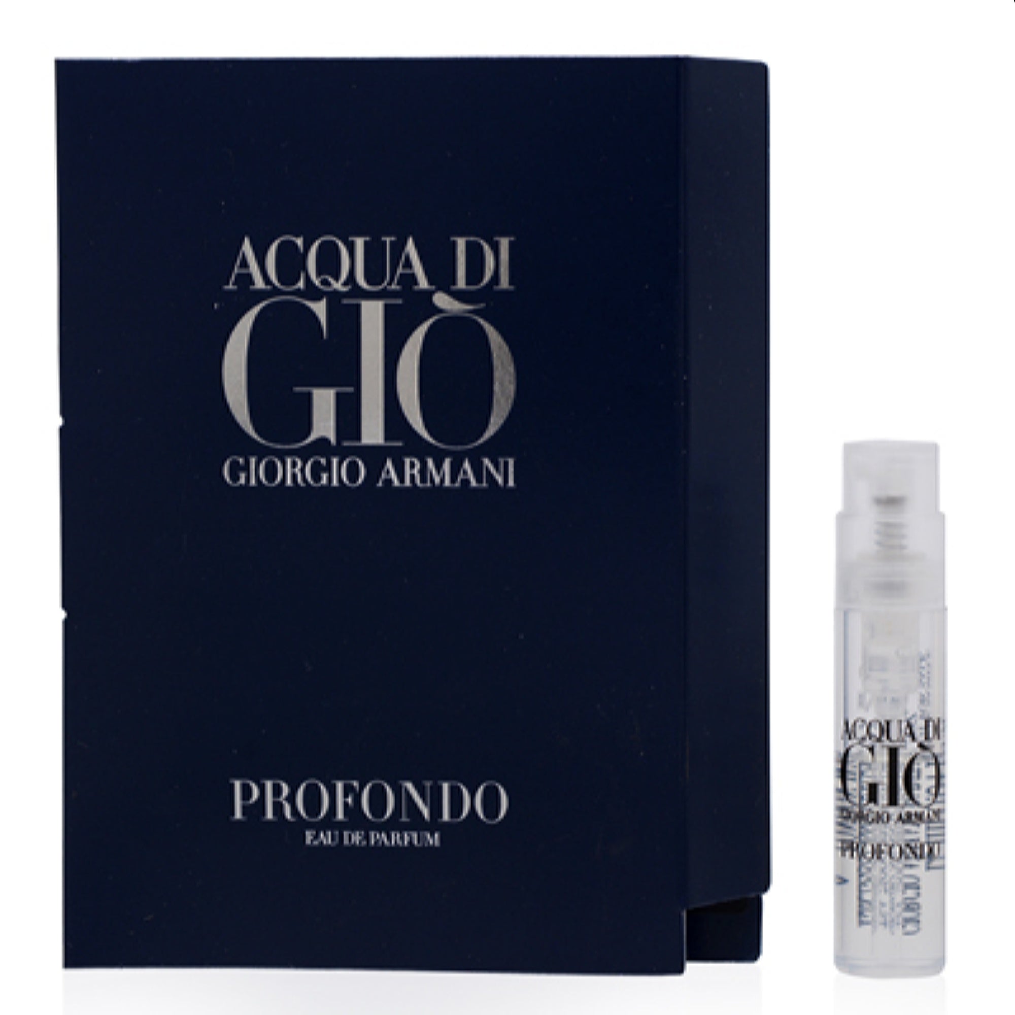 Giorgio Armani Men's Acqua Di Gio Profondo Giorgio Armani Edp Spray 0.04 Oz (1.2 Ml) 3614272880313