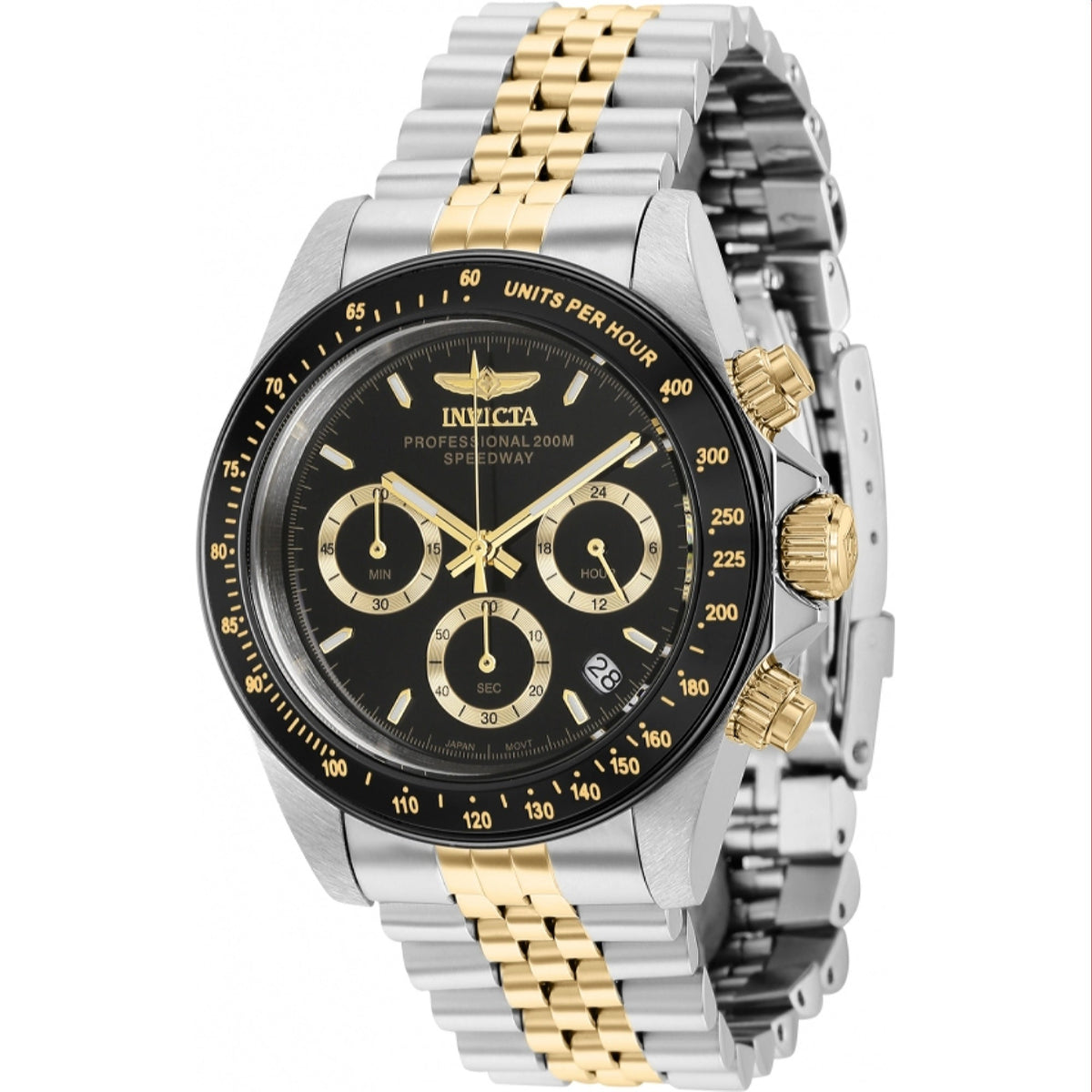 Invicta Quartz Speedway Black Dial Men's Watch 36739
