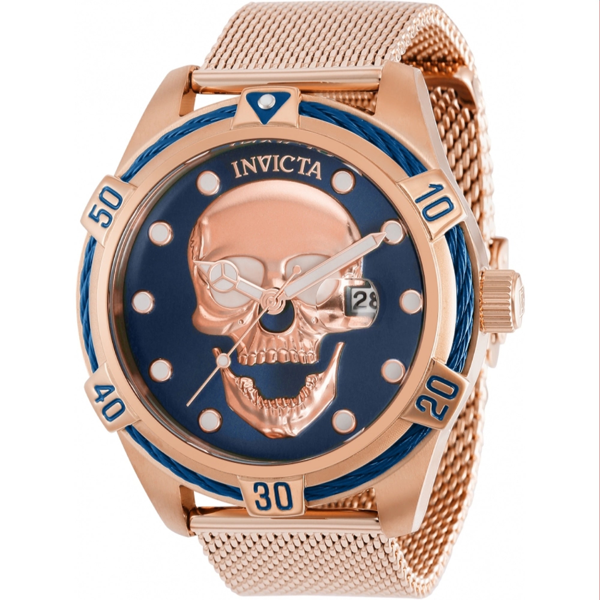 Invicta Quartz Bolt Blue Dial Men's Watch 37444