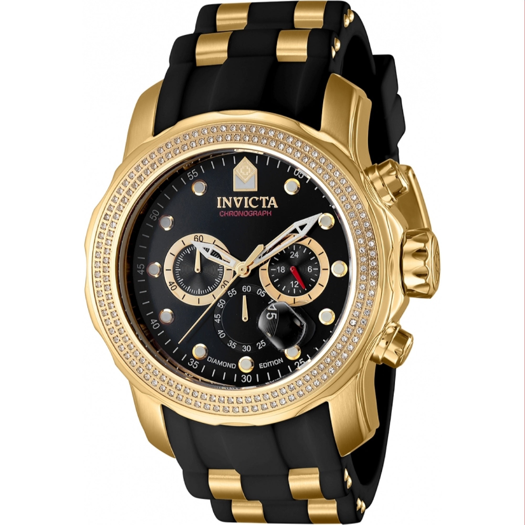 Invicta Quartz Pro Diver Black Dial Men's Watch 37992