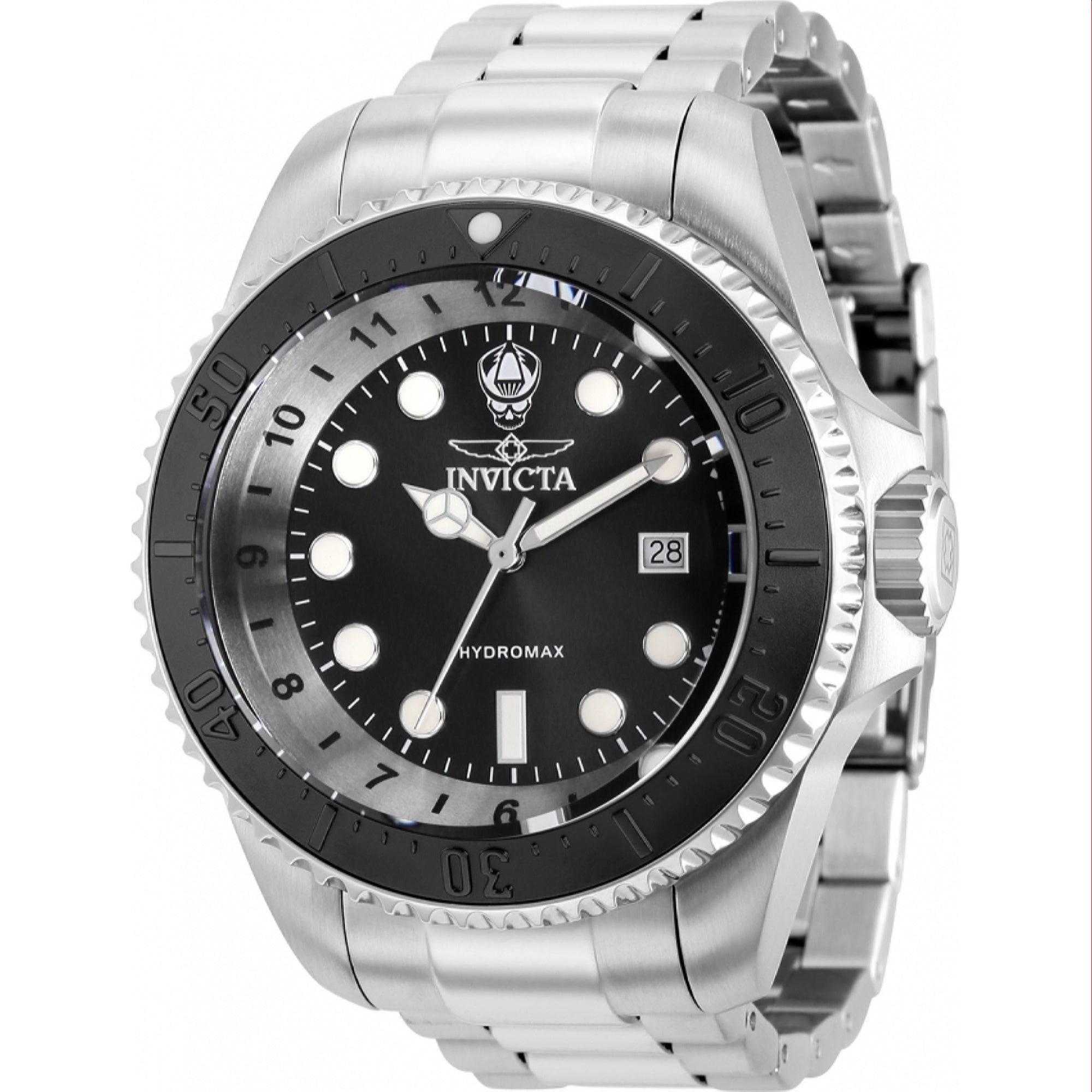Invicta Hydromax Quartz Reserve Black Dial Men's Watch 38018
