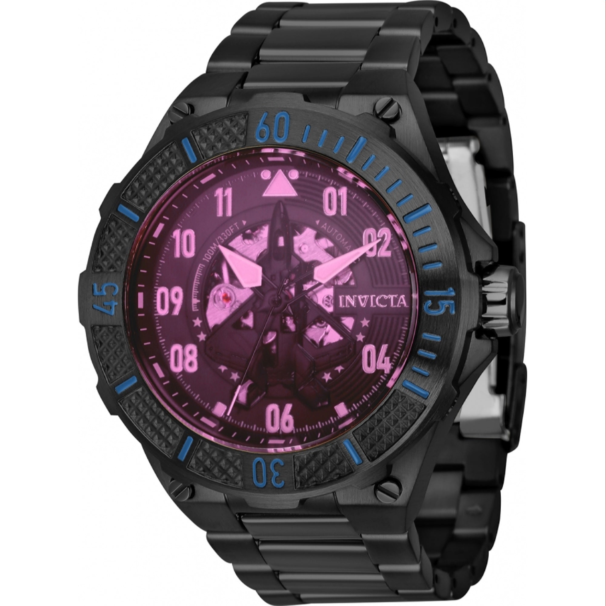 Invicta Quartz Aviator Black Dial Men's Watch 39918