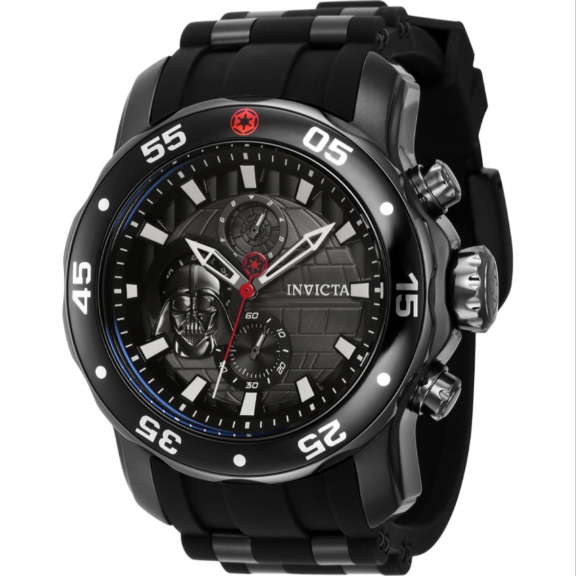 Invicta Quartz Star Wars Darth Vader Gun Metal Dial Men's Watch 40080