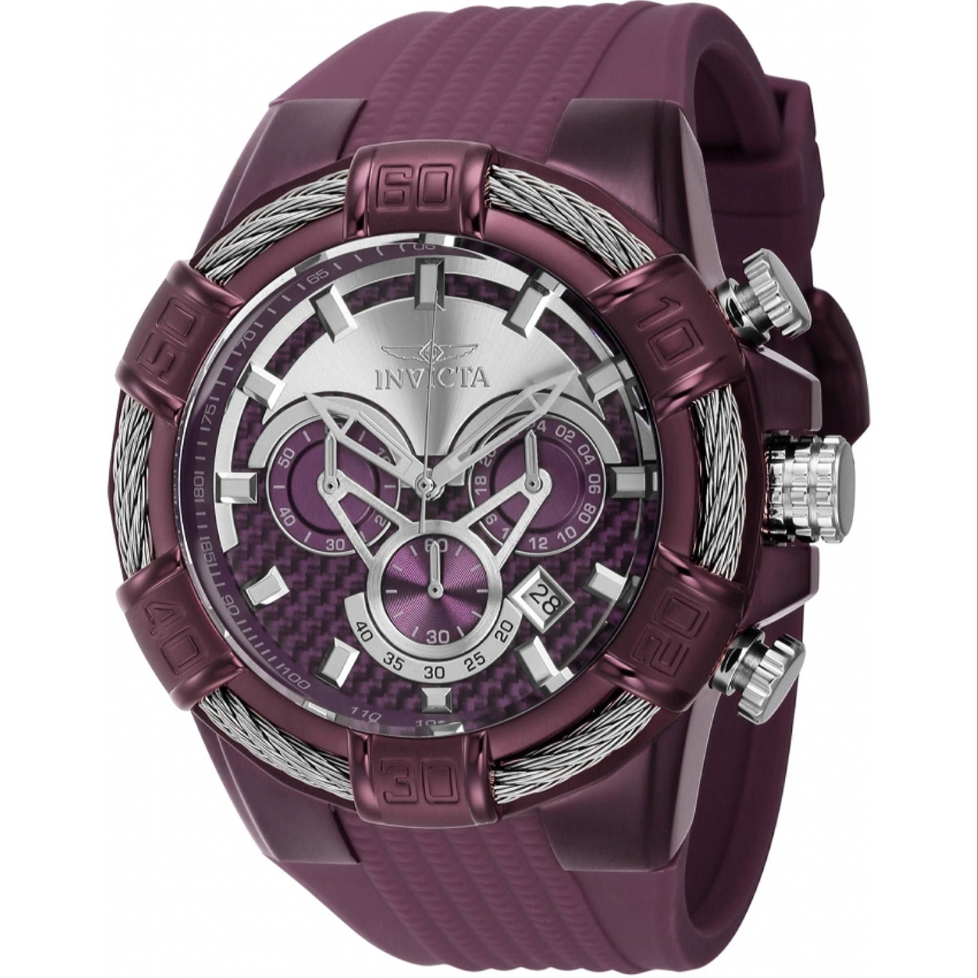 Invicta Quartz Bolt Silver Dial Men's Watch 40672