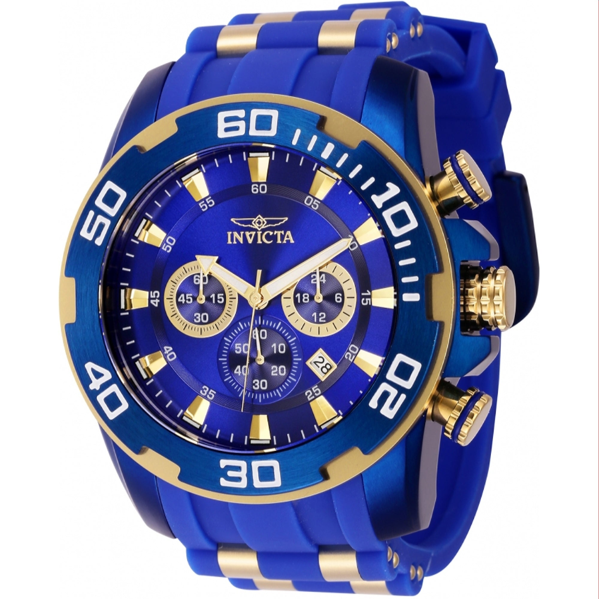 Invicta Quartz Pro Diver Scuba Blue Dial Men's Watch 40727