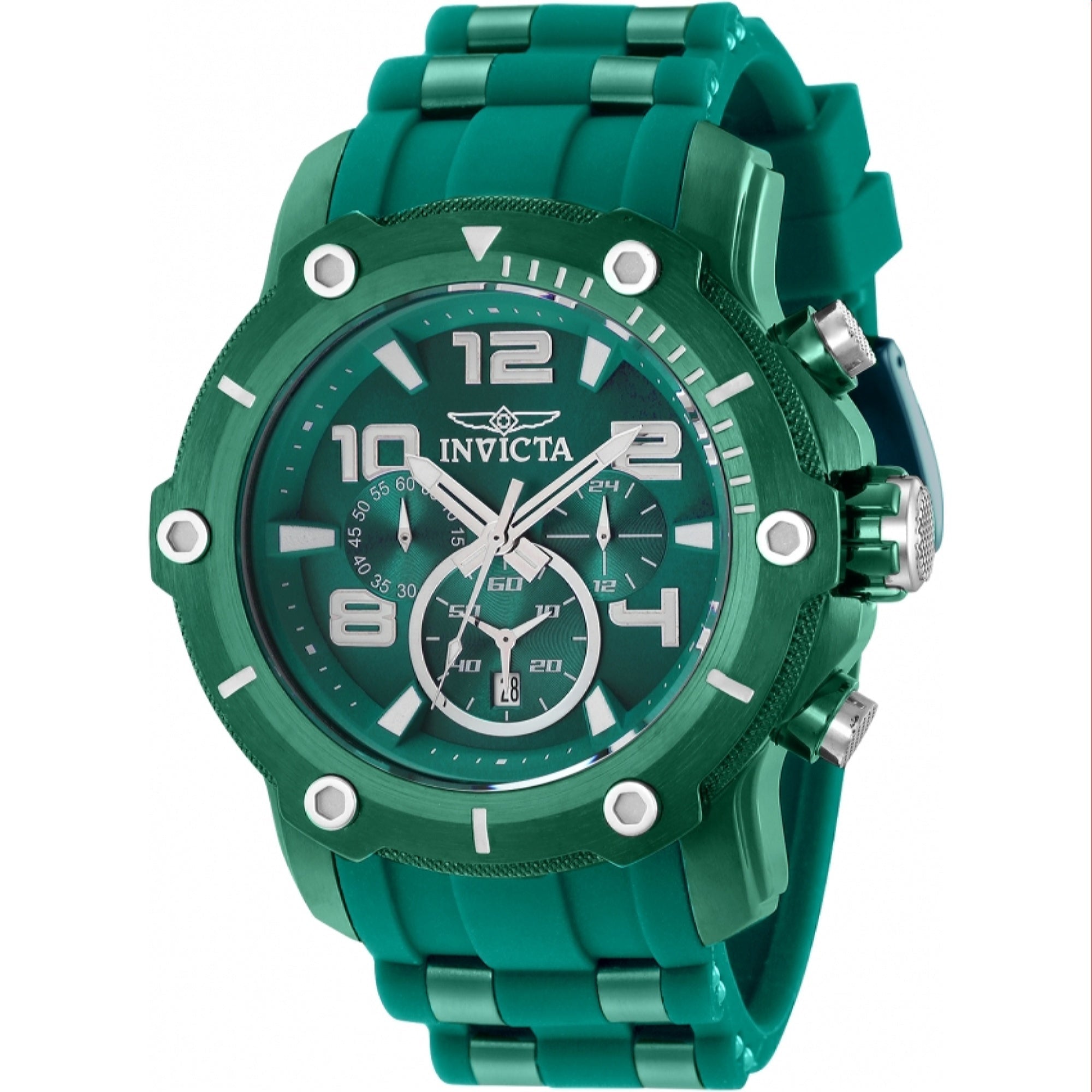 Invicta Quartz Pro Diver Green Dial Men's Watch 40802