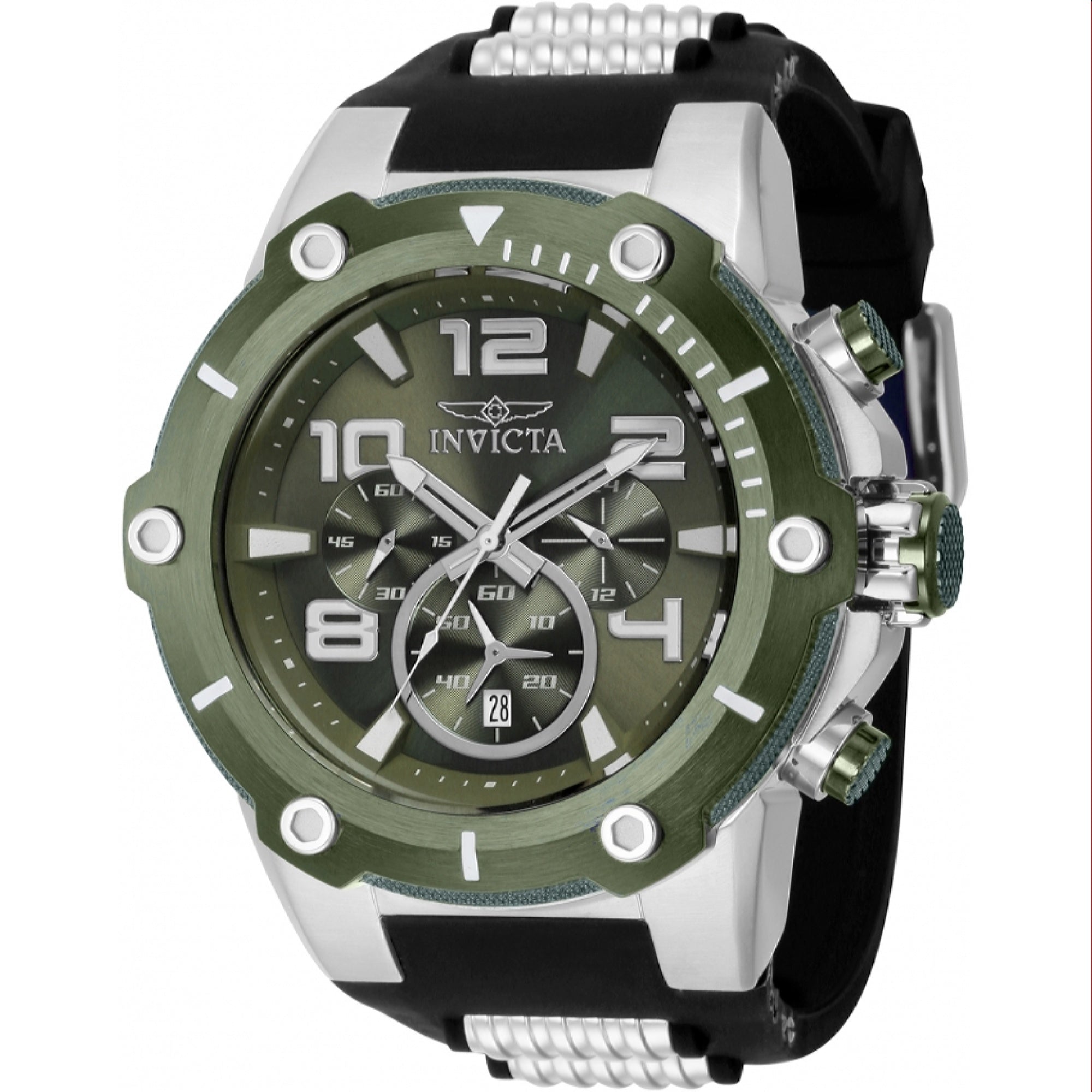 Invicta Quartz Speedway Green Dial Men's Watch 40894