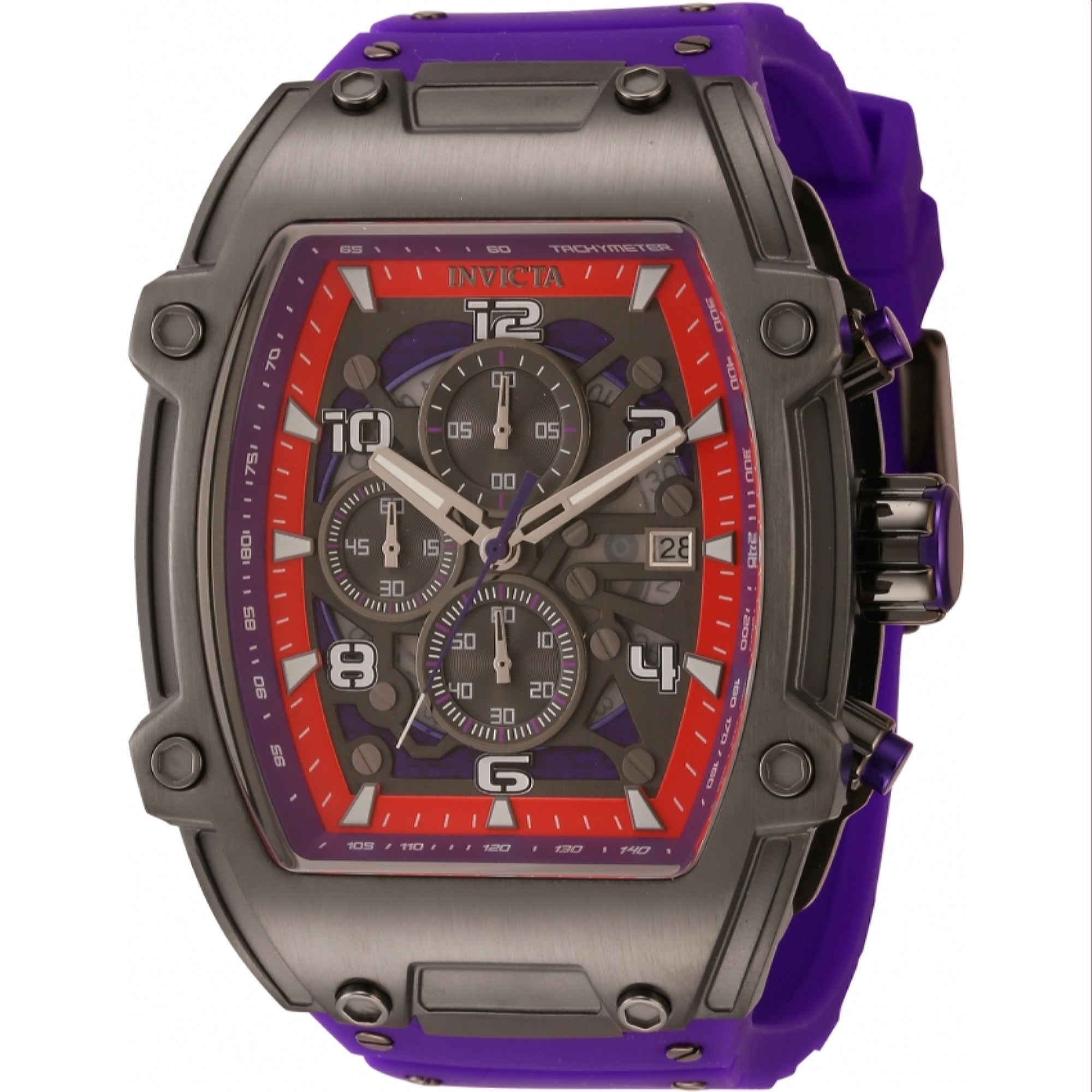Invicta Quartz S1 Rally Gun Metal Dial Men's Watch 42355