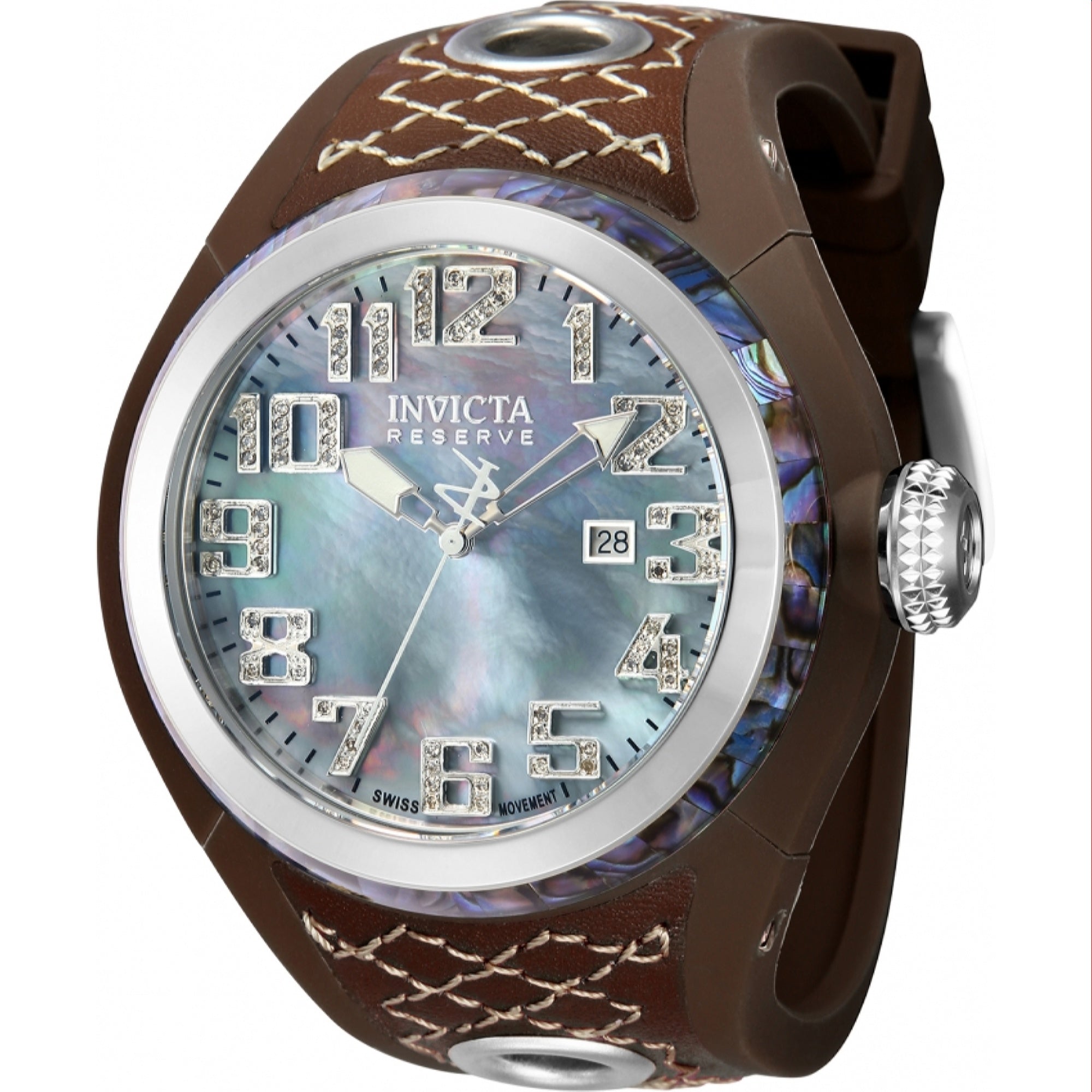 Invicta Quartz Reserve S1 Platinum Dial Men's Watch 43030