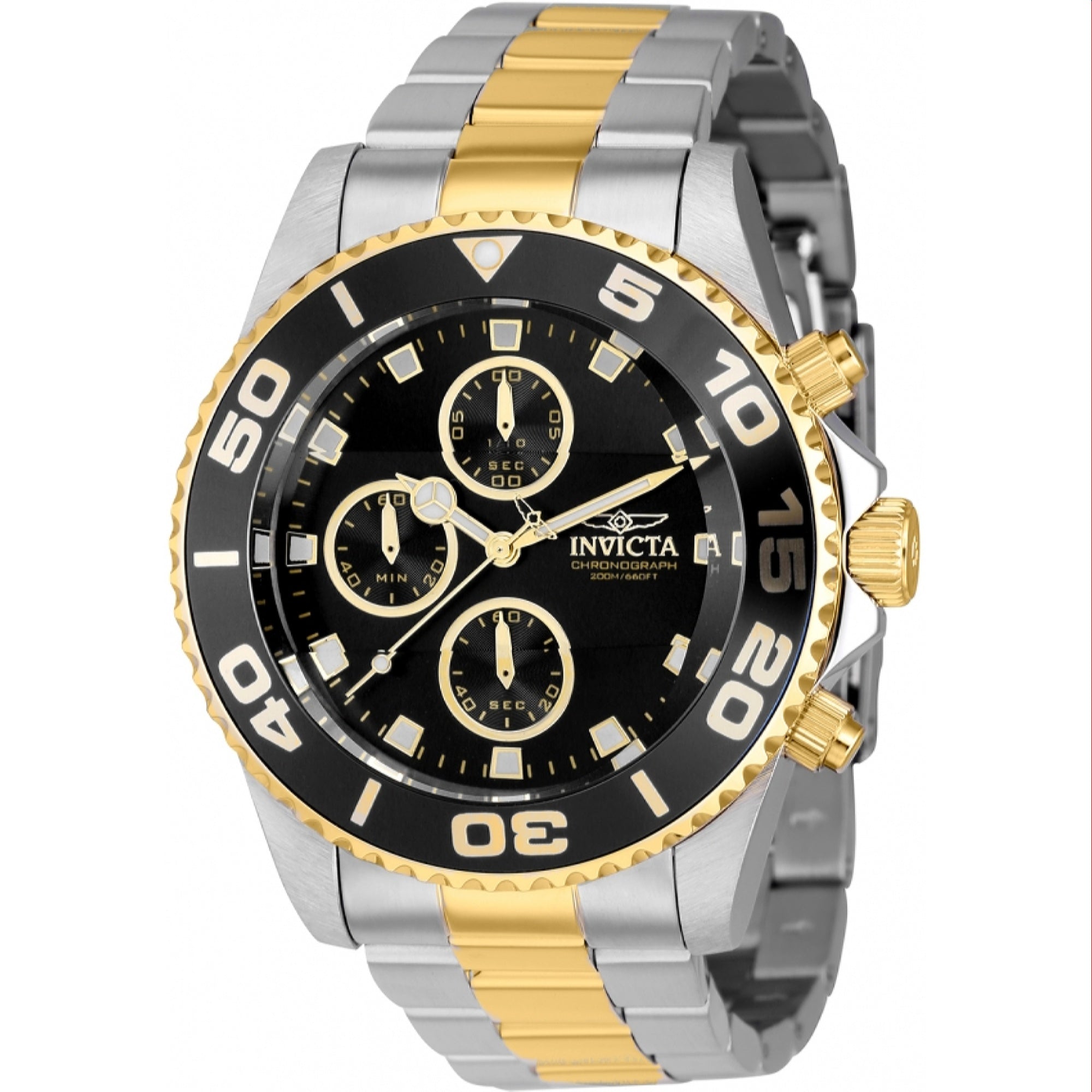 Invicta Quartz Pro Diver Black Dial Men's Watch 43407