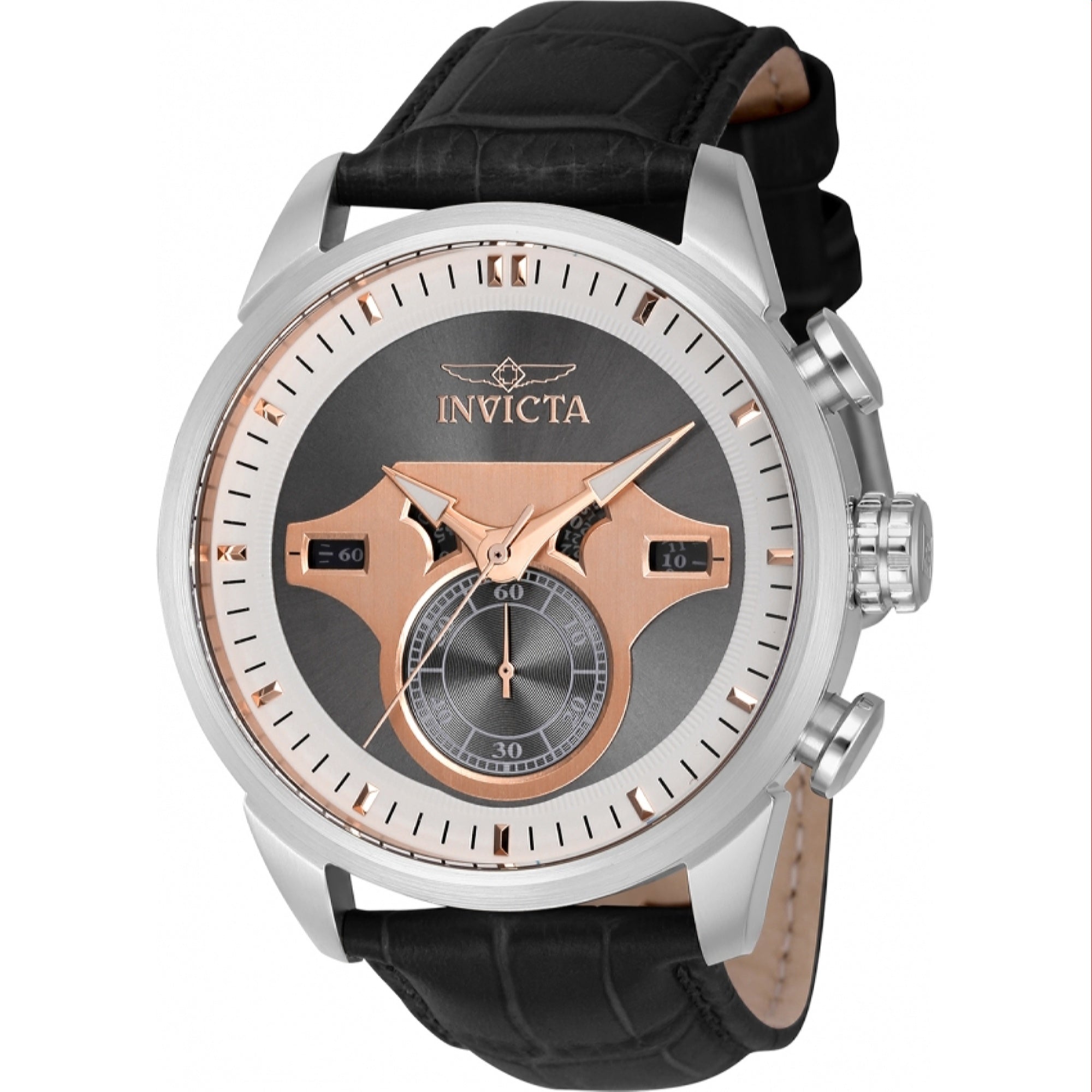 Invicta Quartz Objet D Art Grey Dial Men's Watch 43612