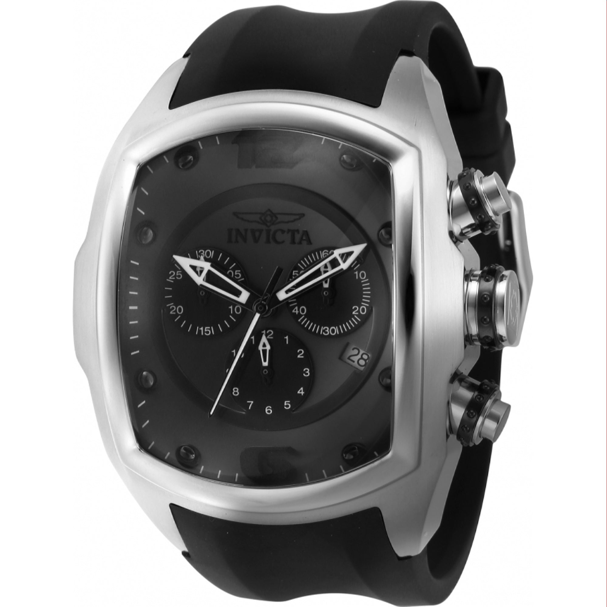 Invicta Quartz Lupah Black Dial Men's Watch 43638