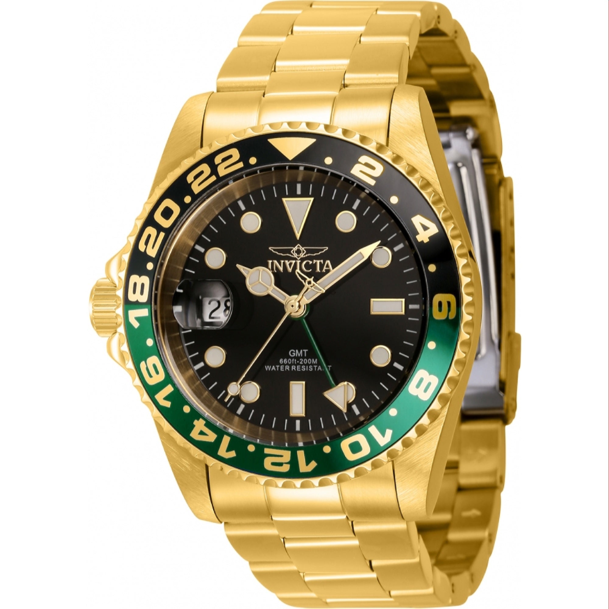 Invicta Quartz Pro Diver Black Dial Men's Watch 43965