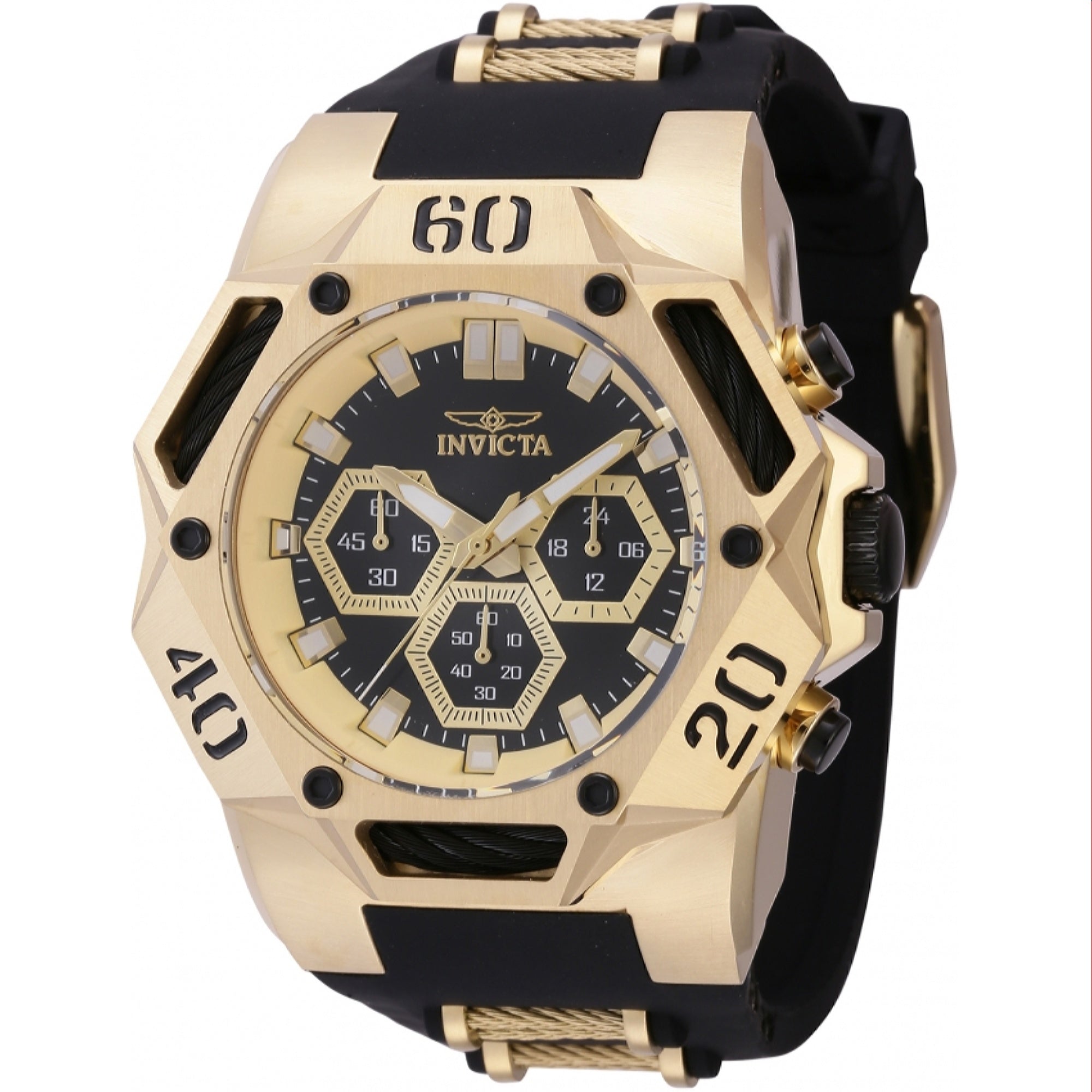 Invicta Quartz Coalition Forces Black Dial Men's Watch 44079