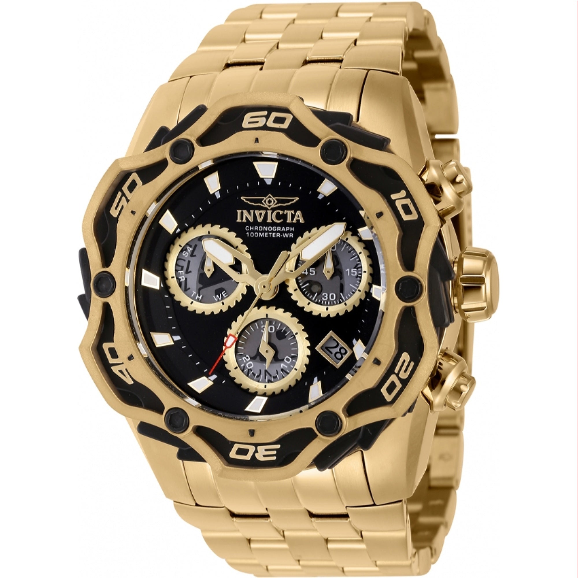 Invicta Quartz Ripsaw Black Dial Men's Watch 44090