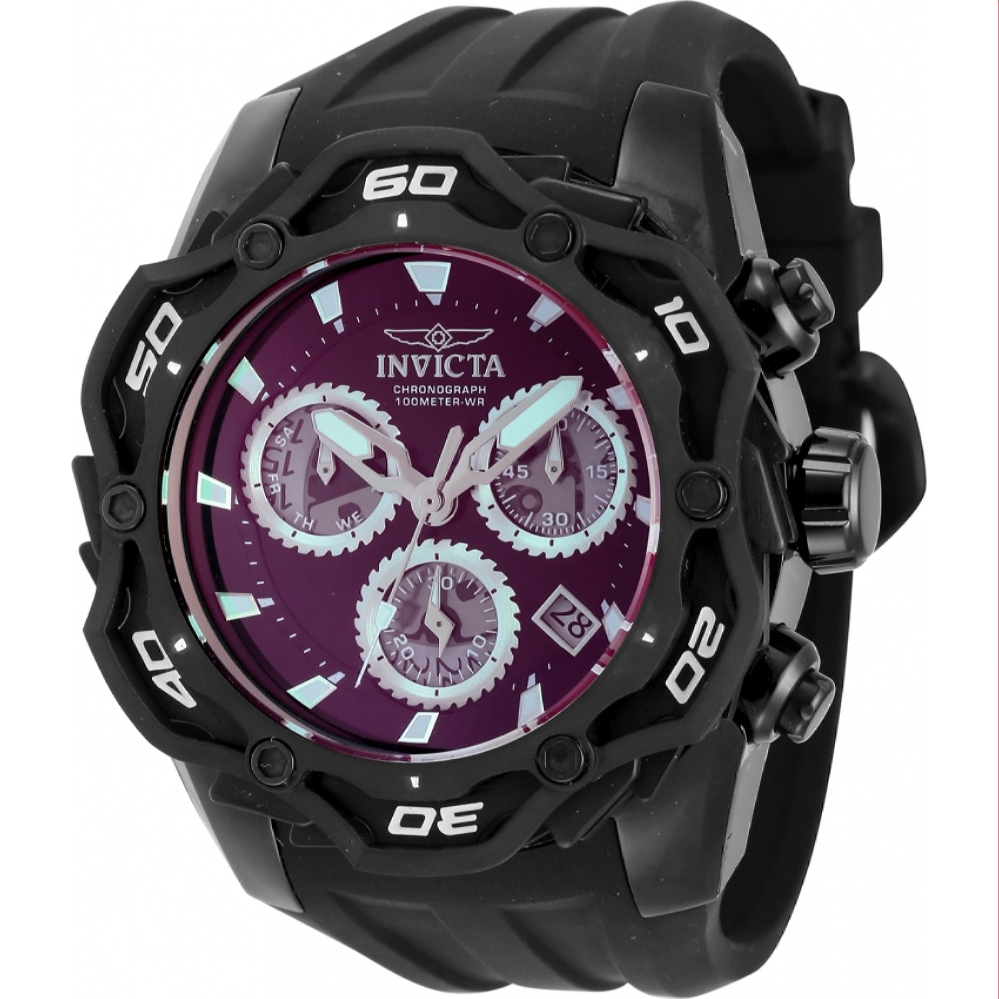 Invicta Quartz Ripsaw Black Dial Men's Watch 44097