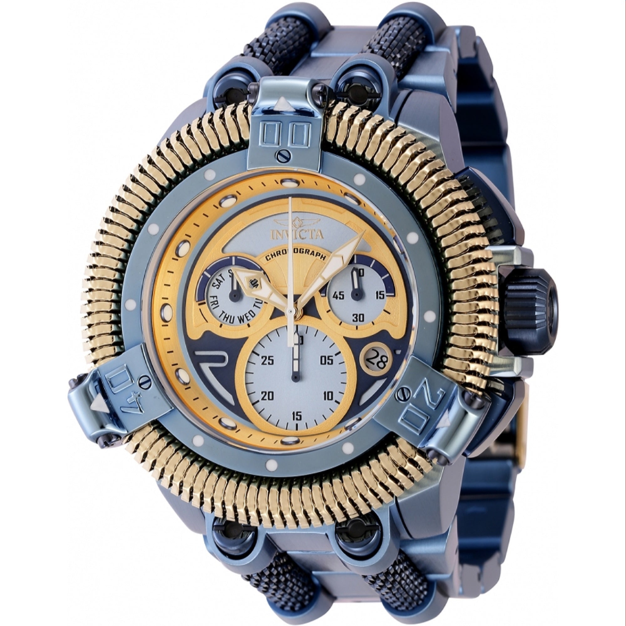 Invicta Quartz King Python Blue Dial Men's Watch 44307