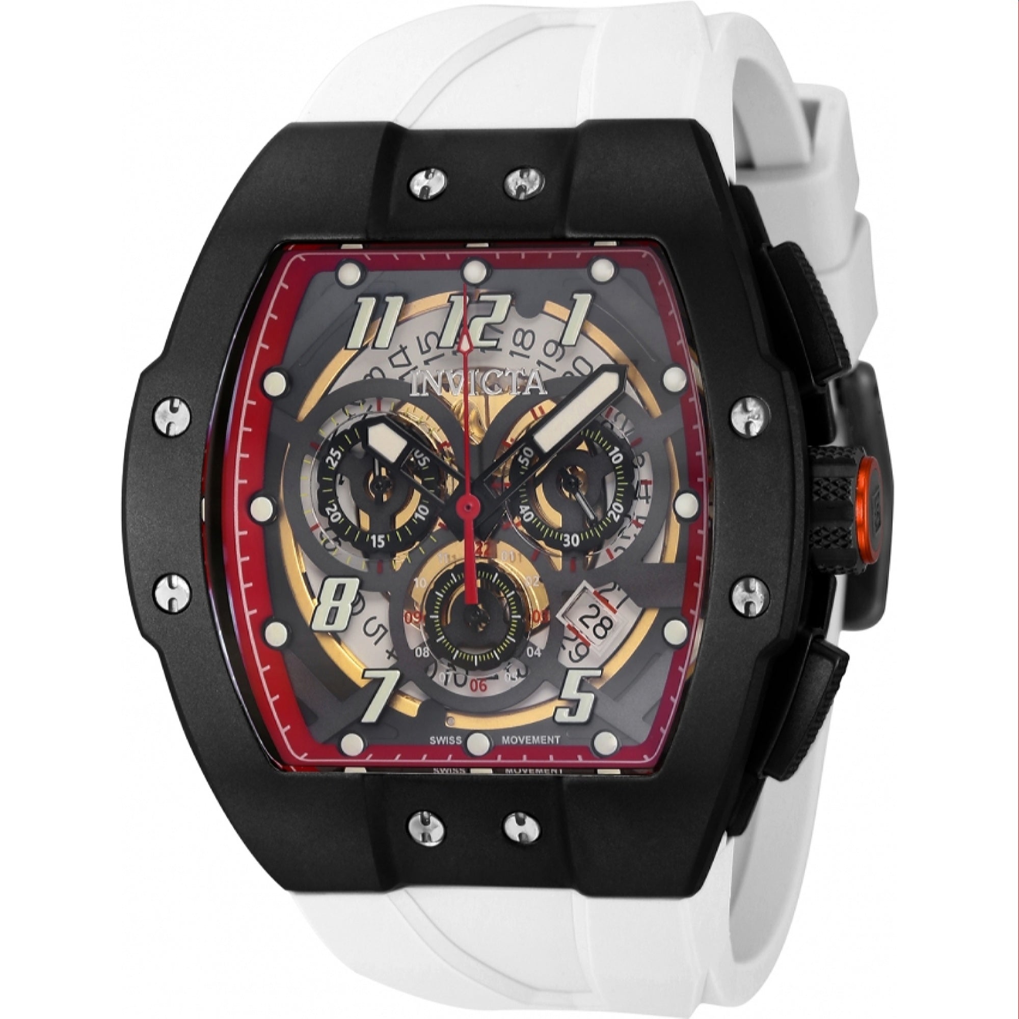 Invicta Quartz JM Correa Red Dial Men's Watch 44416