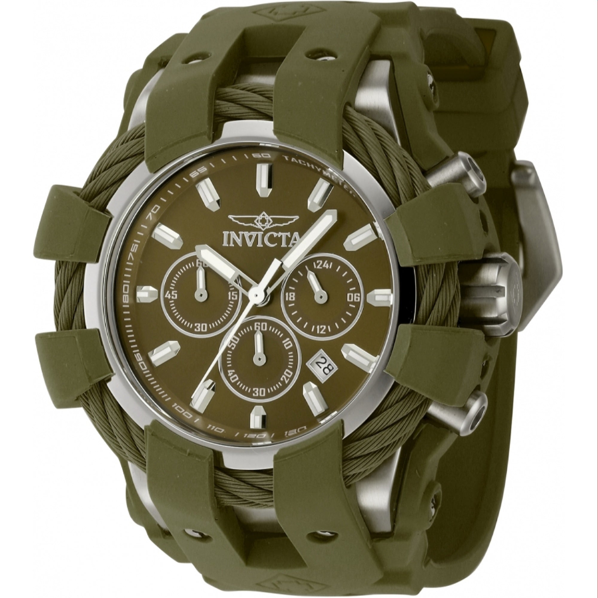 Invicta Quartz Bolt Green Dial Men's Watch 45166