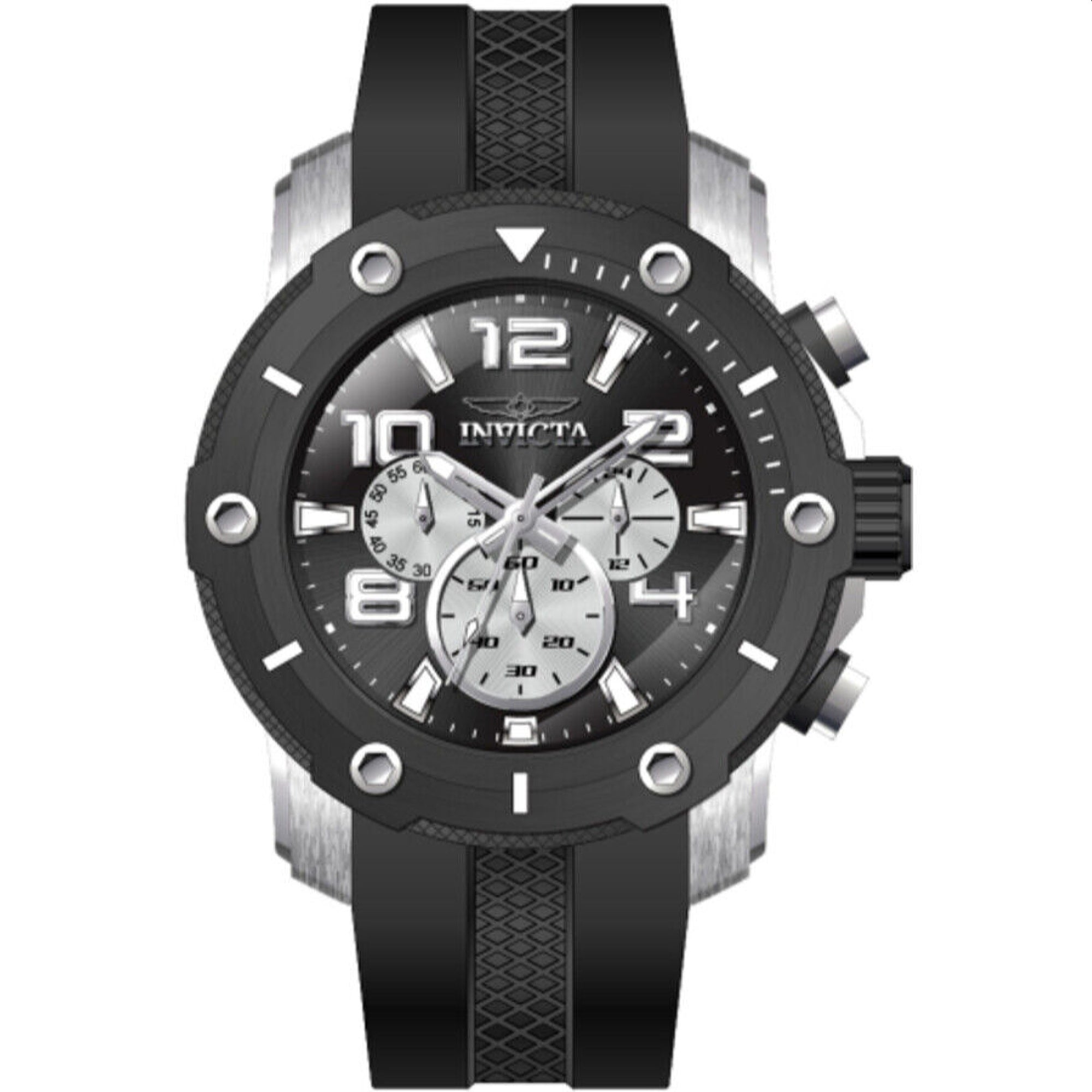 Invicta Quartz Pro Diver Black Dial Men's Watch 45739