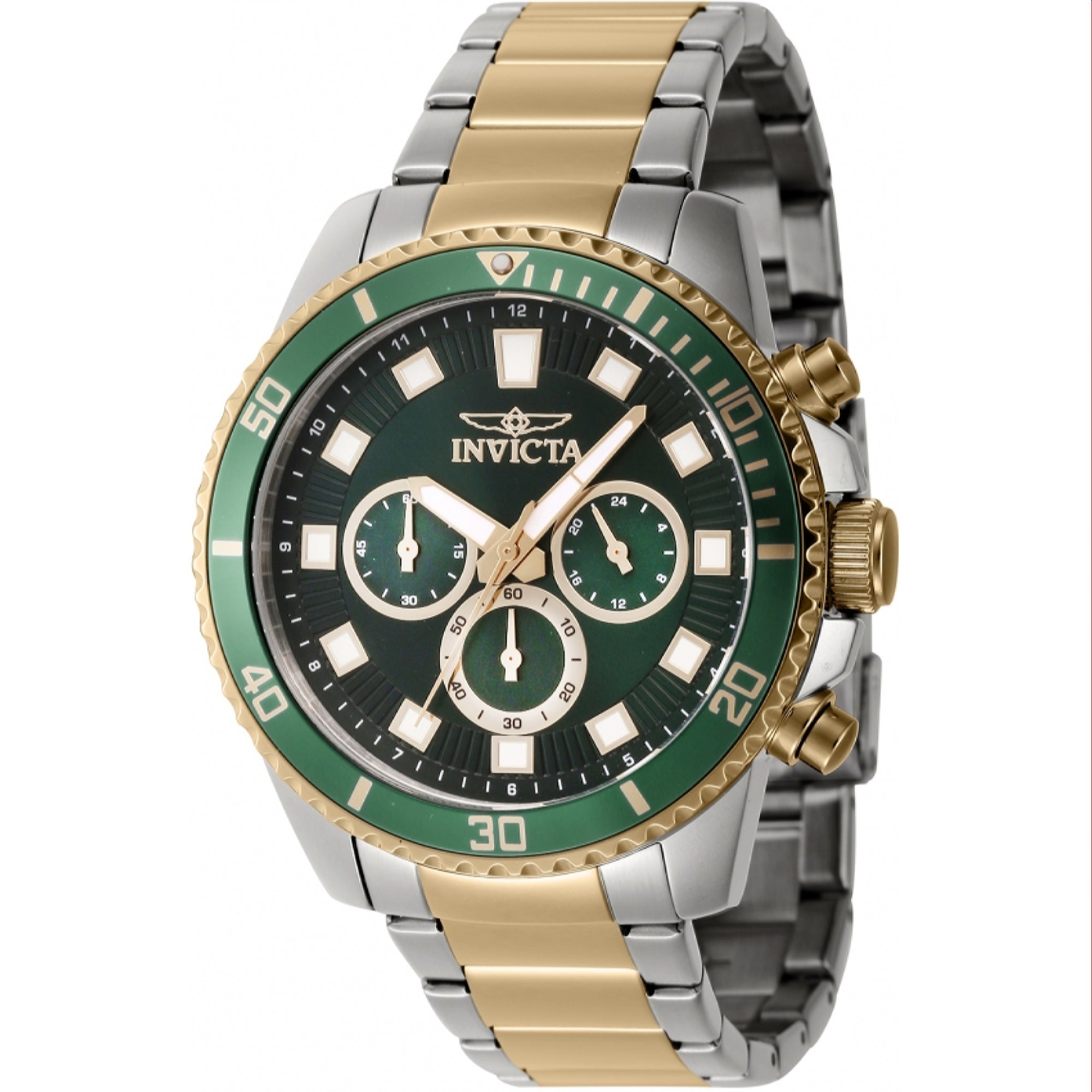 Invicta Quartz Pro Diver Green Dial Men's Watch 46060