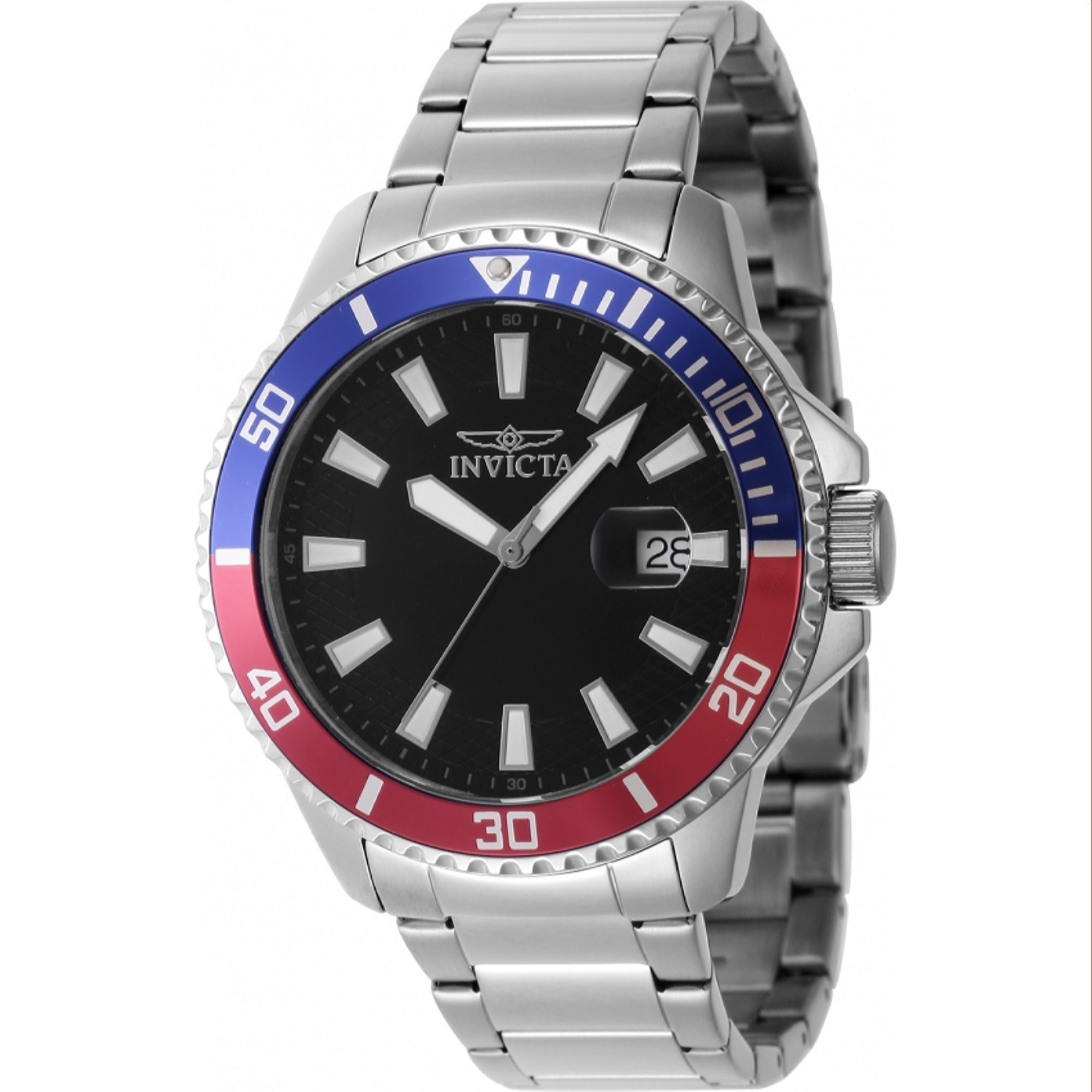Invicta Quartz Pro Diver Black Dial Men's Watch 46136