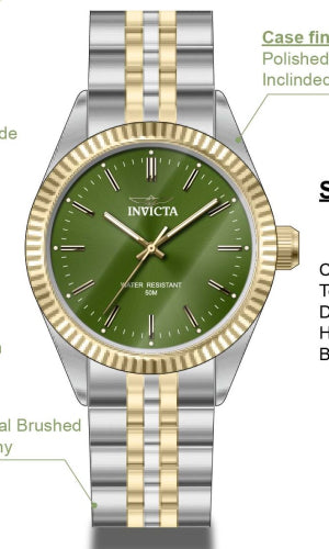 Invicta Quartz Specialty Green Dial Men's Watch 49315