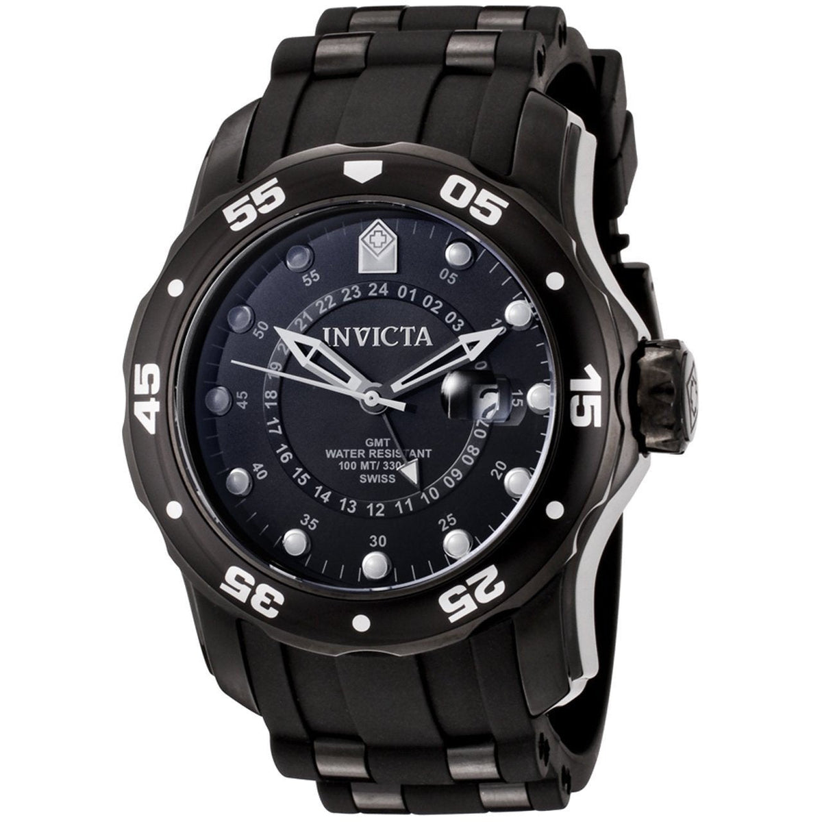 Invicta Quartz Pro Diver Black Dial Men's Watch 6996