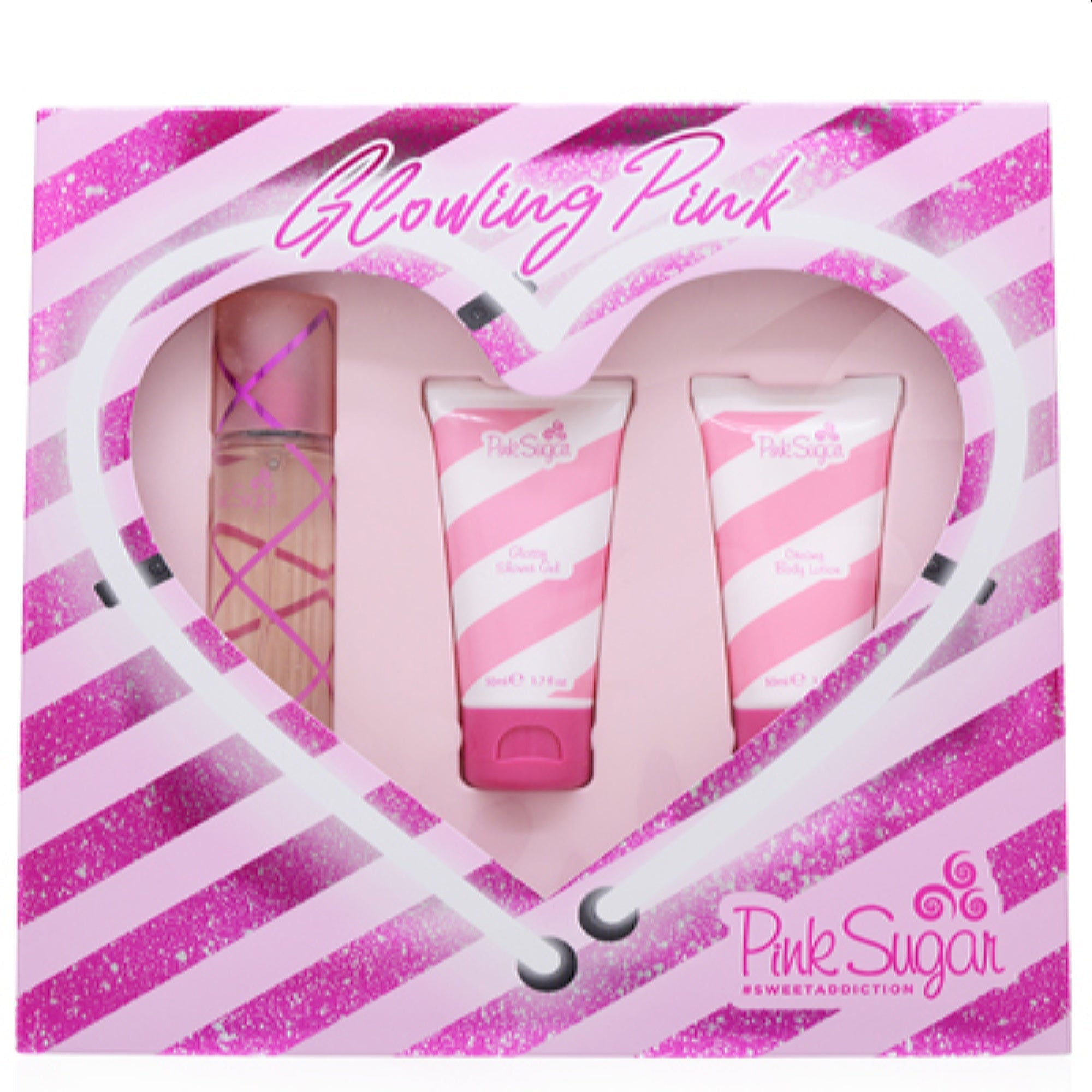 Aquolina Women's Pink Sugar Aquolina "Glowing Pink" Sweet Addiction Set 8054609782654