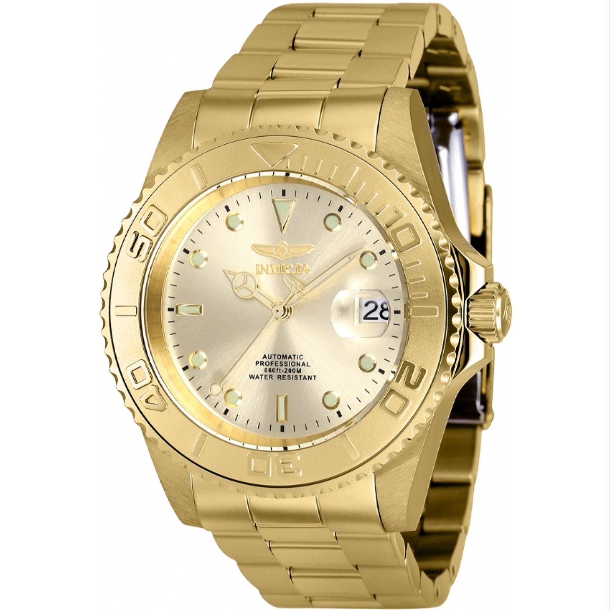 Invicta Automatic Pro Diver Automatic Champagne Dial Men's Watch 9010OBXL