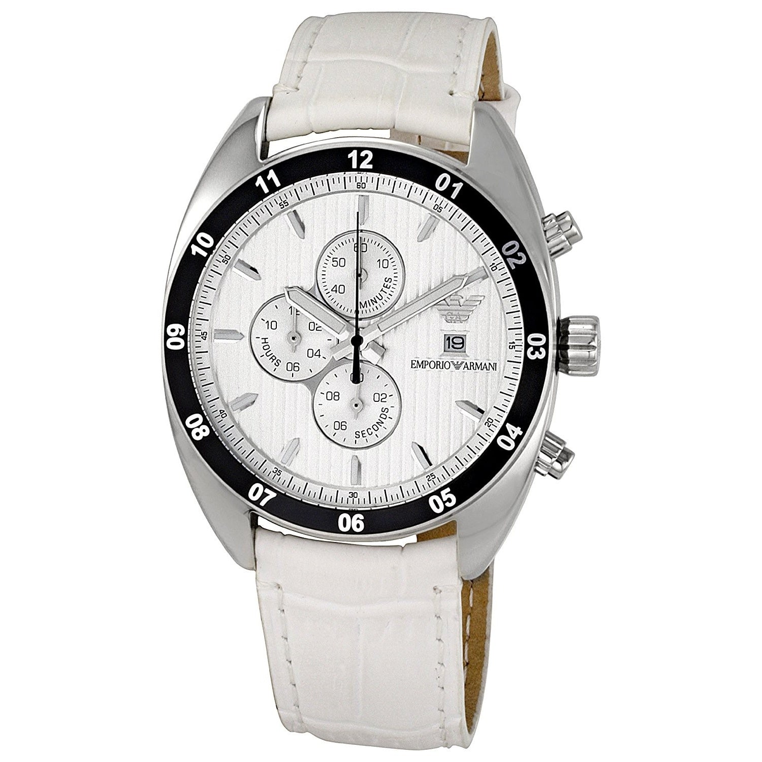 Emporio Armani Sportivo Quartz Chronograph Silver Dial Men's Watch AR5915