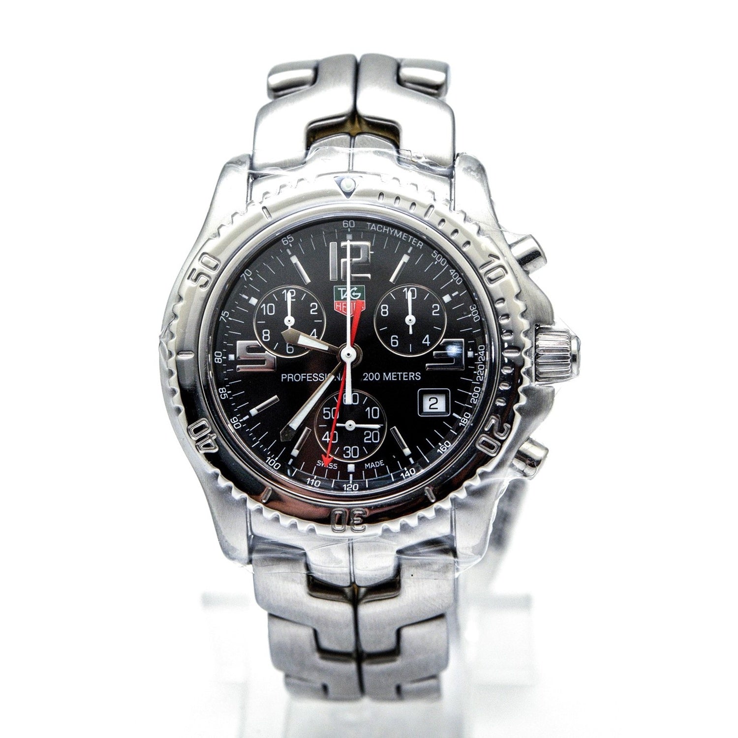 Tag Heuer Link Quartz Chronograph Black Dial Men's Watch CT1111.BA0550
