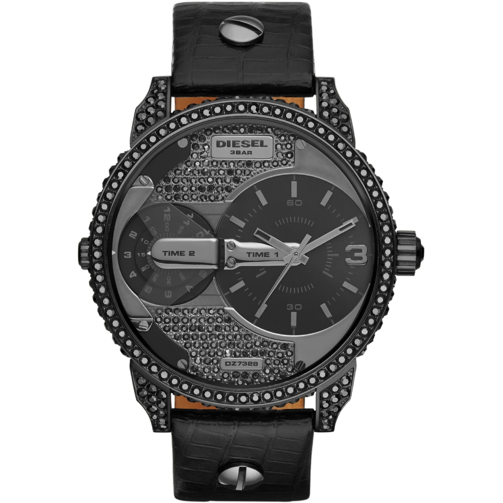 Diesel Mini Daddy Quartz Black Dial Men's Watch DZ7328