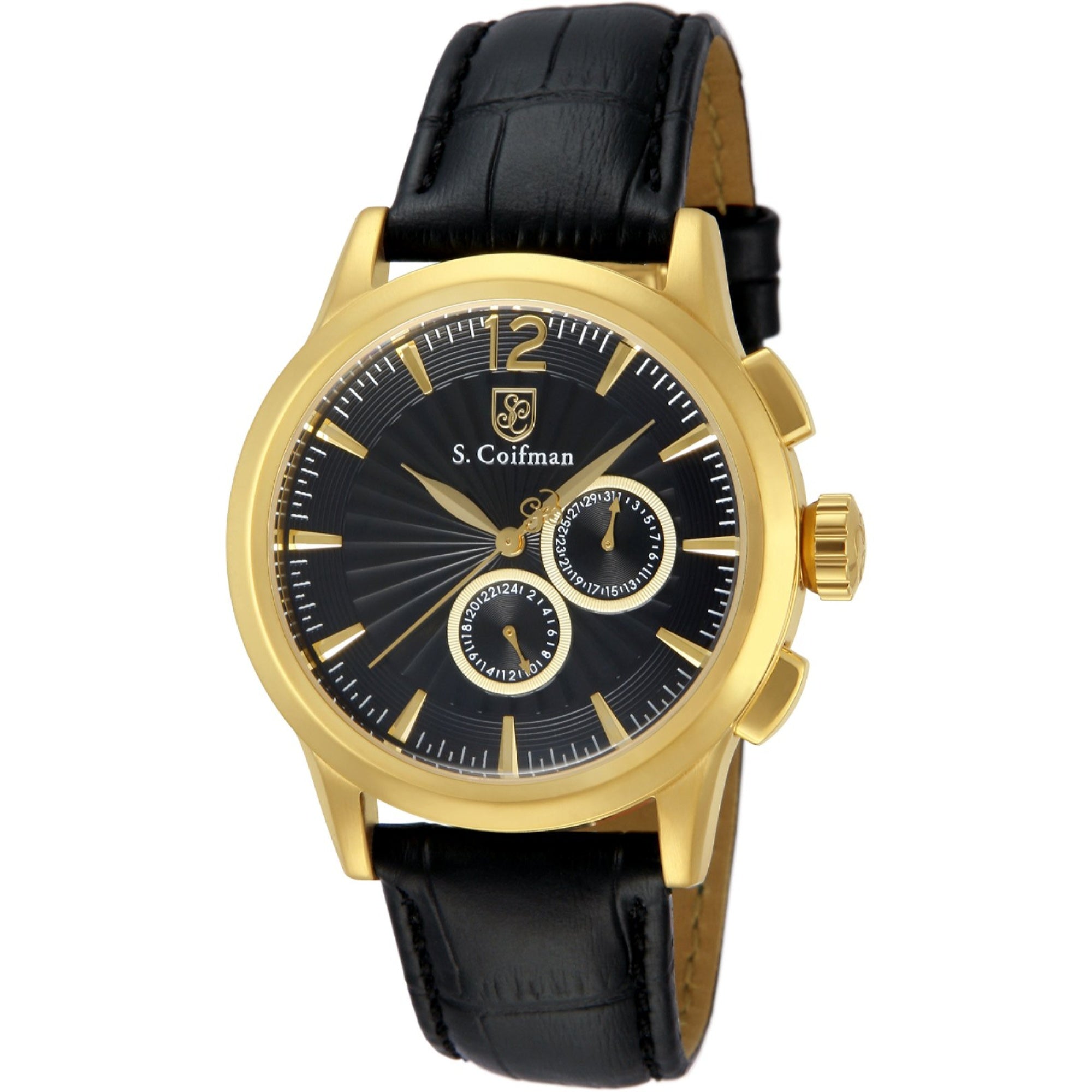 S. Coifman Quartz Black Dial Men's Watch SC0263