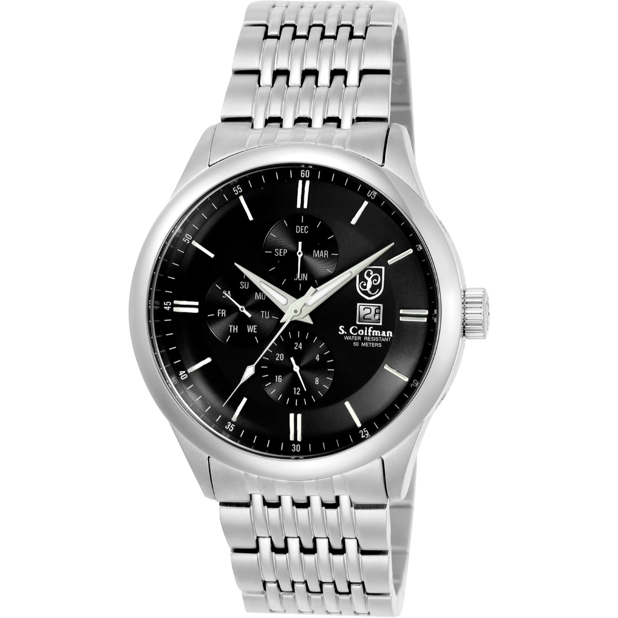S. Coifman Quartz Black Dial Men's Watch SC0364